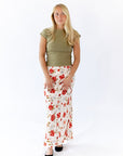 Heather Floral Maxi Skirt