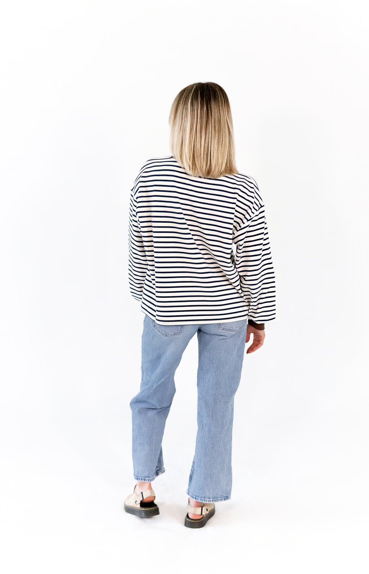 Thea Striped Pullover