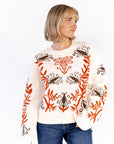 Fallon Printed Sweater