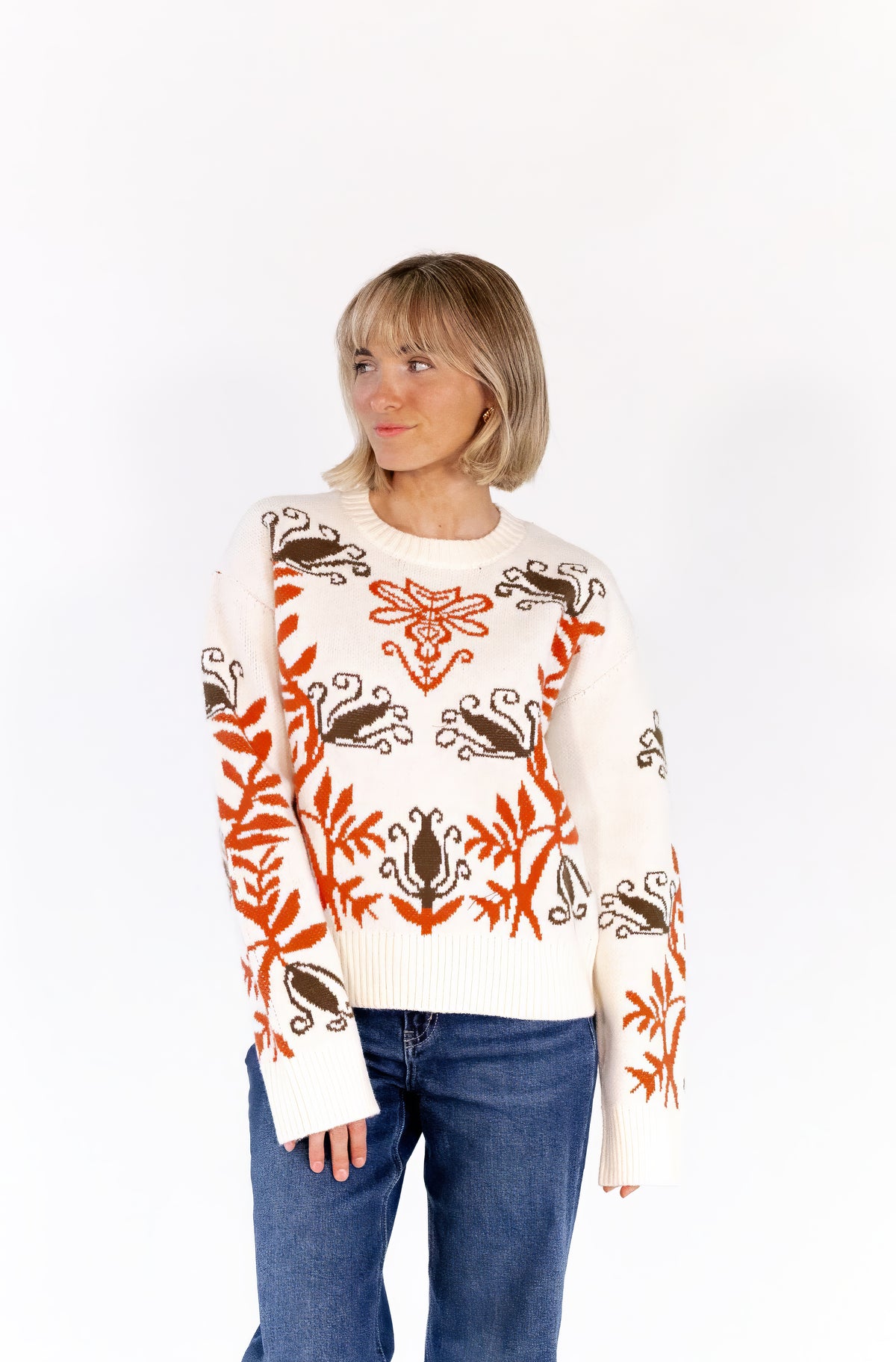Fallon Printed Sweater