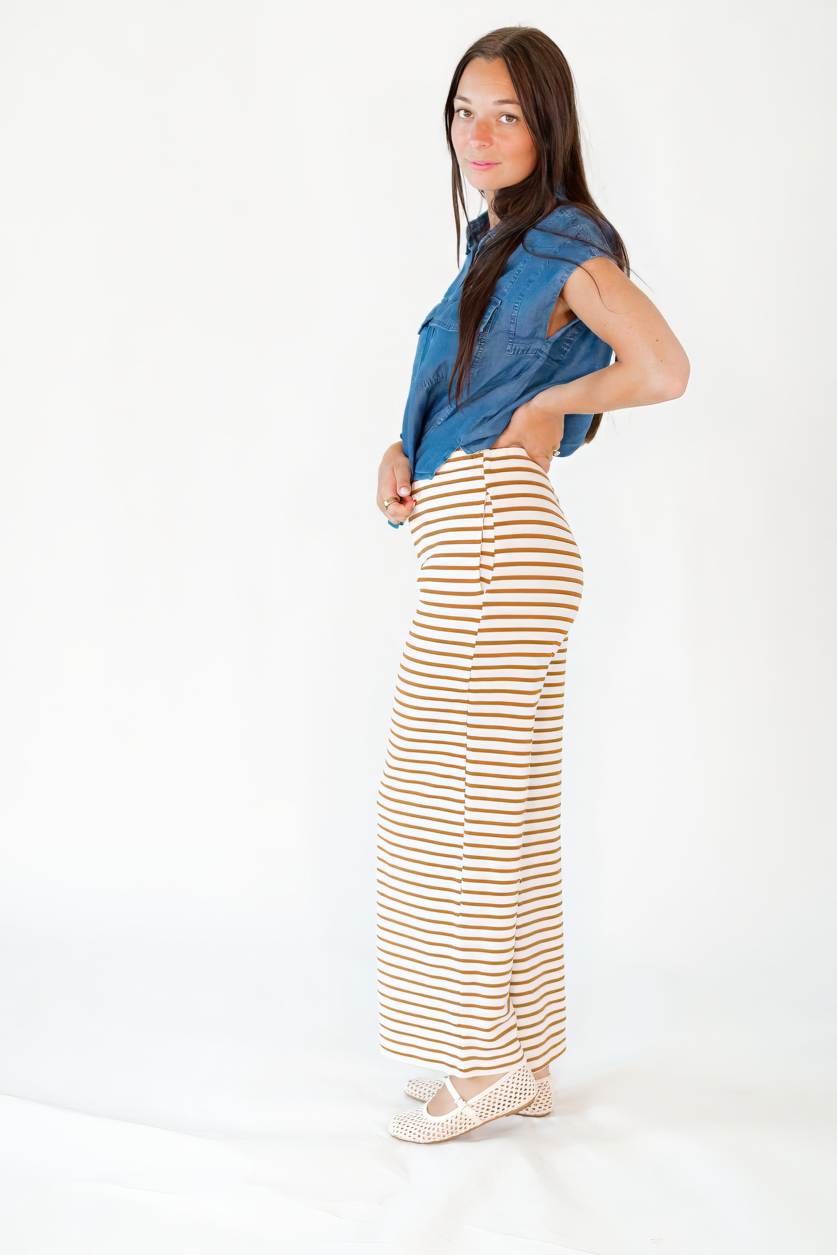Bridgette Striped Lounge Pants