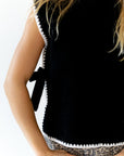 Paro Bow Detail Top