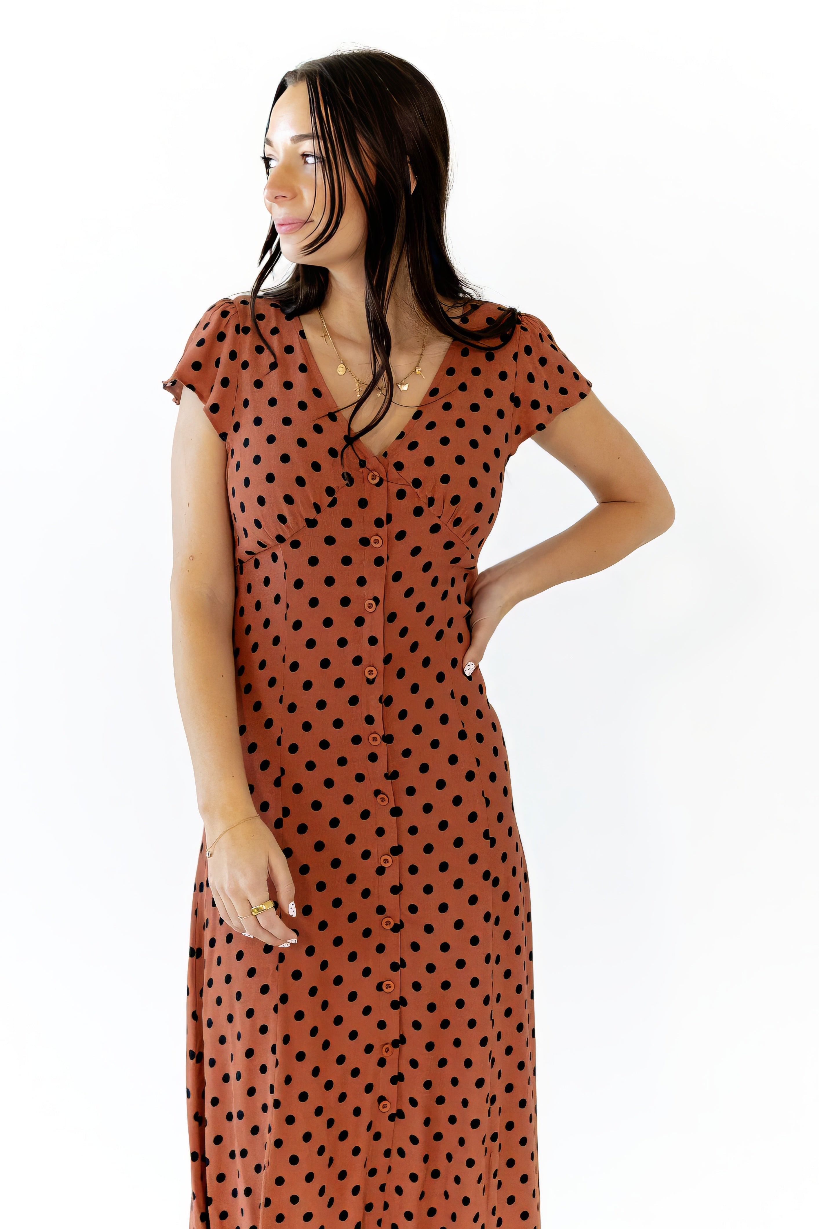 Xena Polka Dot Maxi