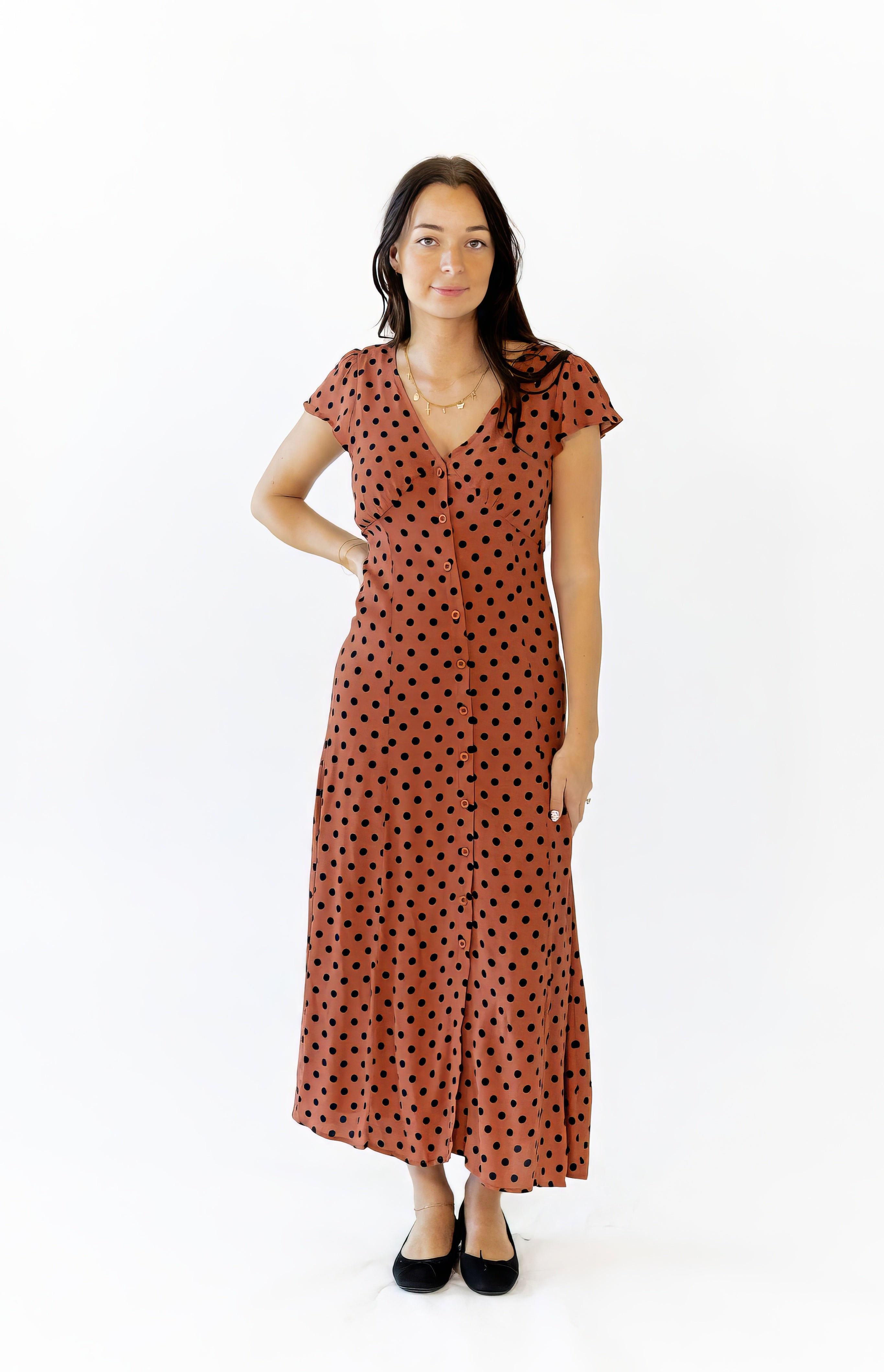 Xena Polka Dot Maxi