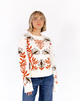 Fallon Printed Sweater