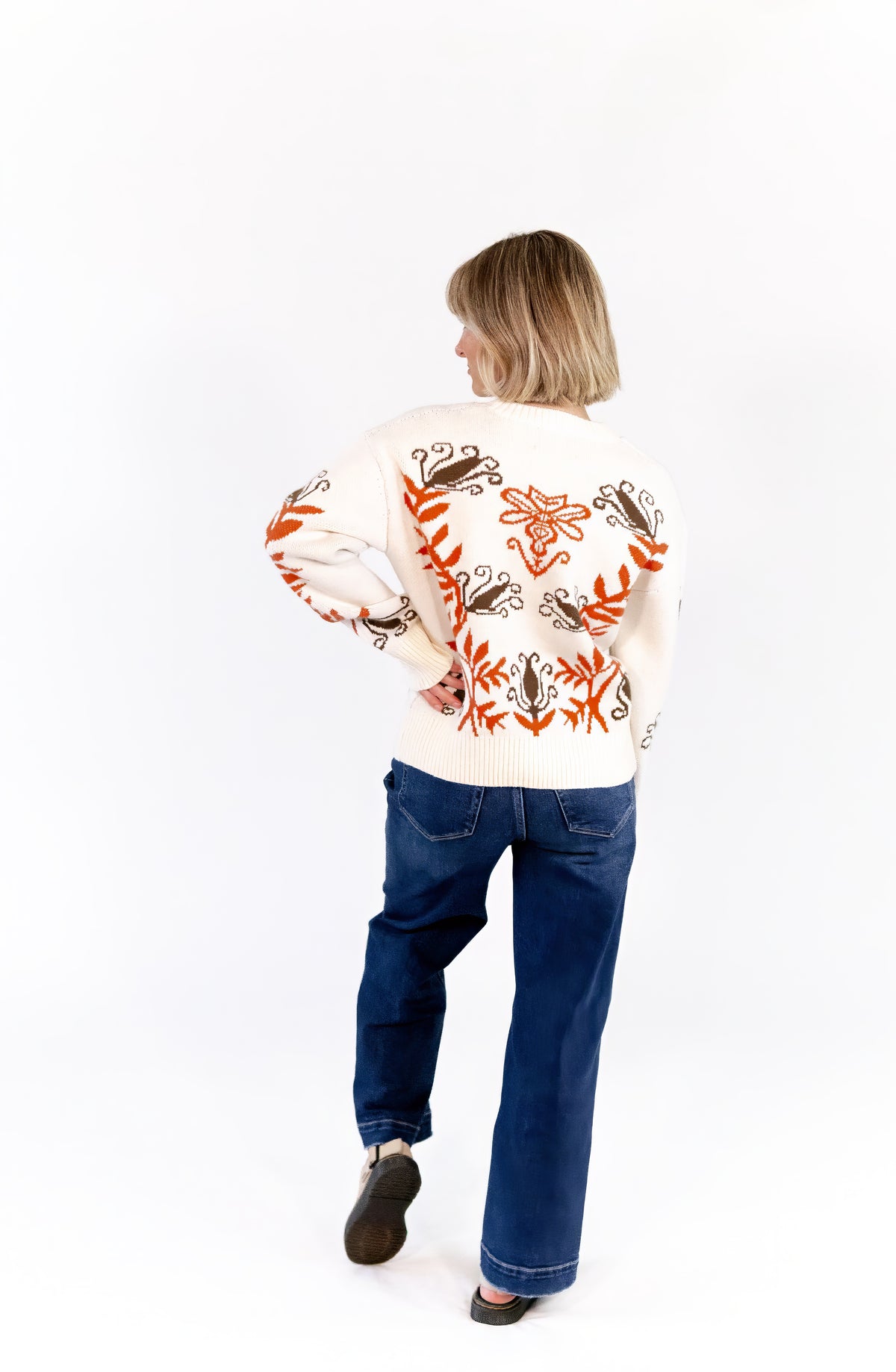 Fallon Printed Sweater