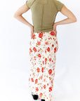 Heather Floral Maxi Skirt