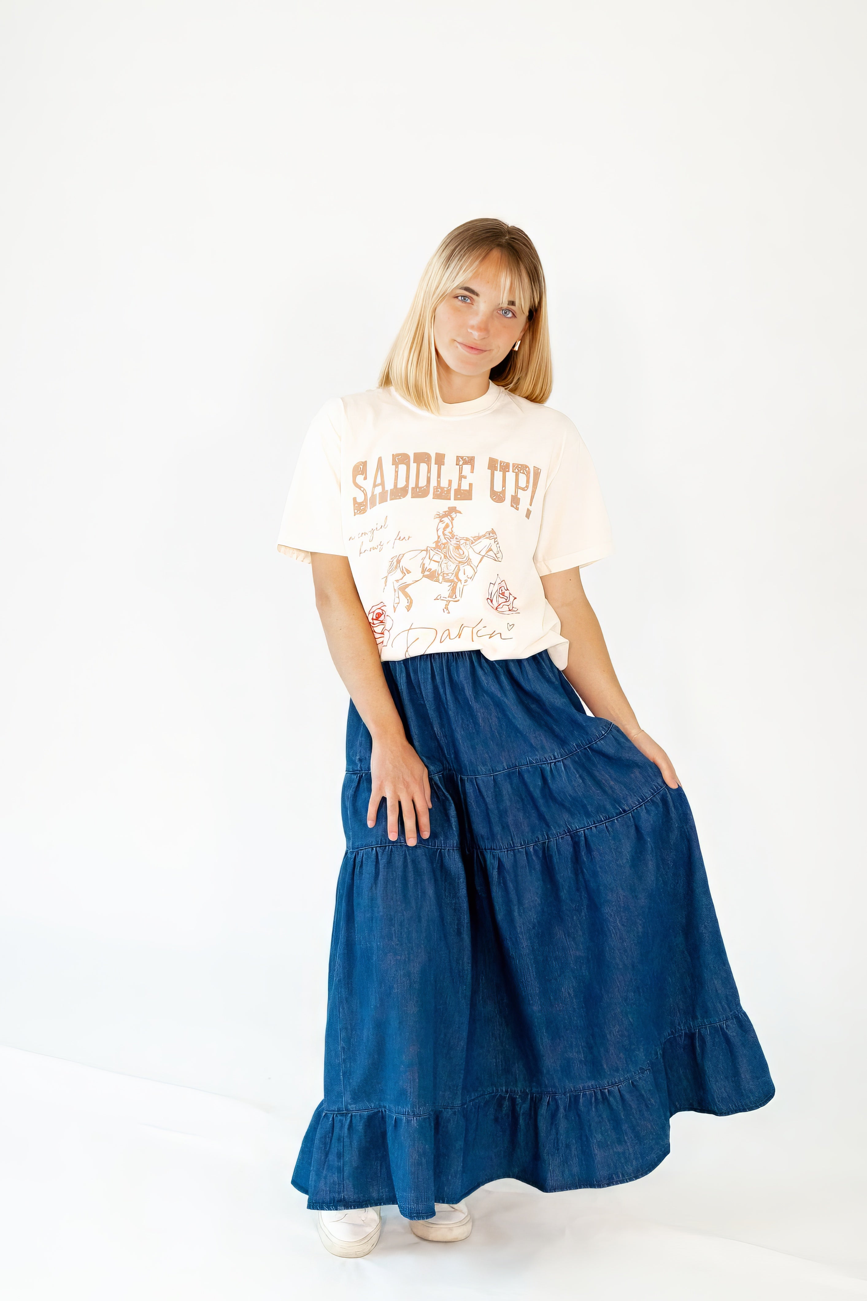 Saddle Up Cowgirl Graphic Tee