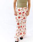 Heather Floral Maxi Skirt