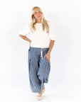 Vail Pom Pom Knit Top · Cream