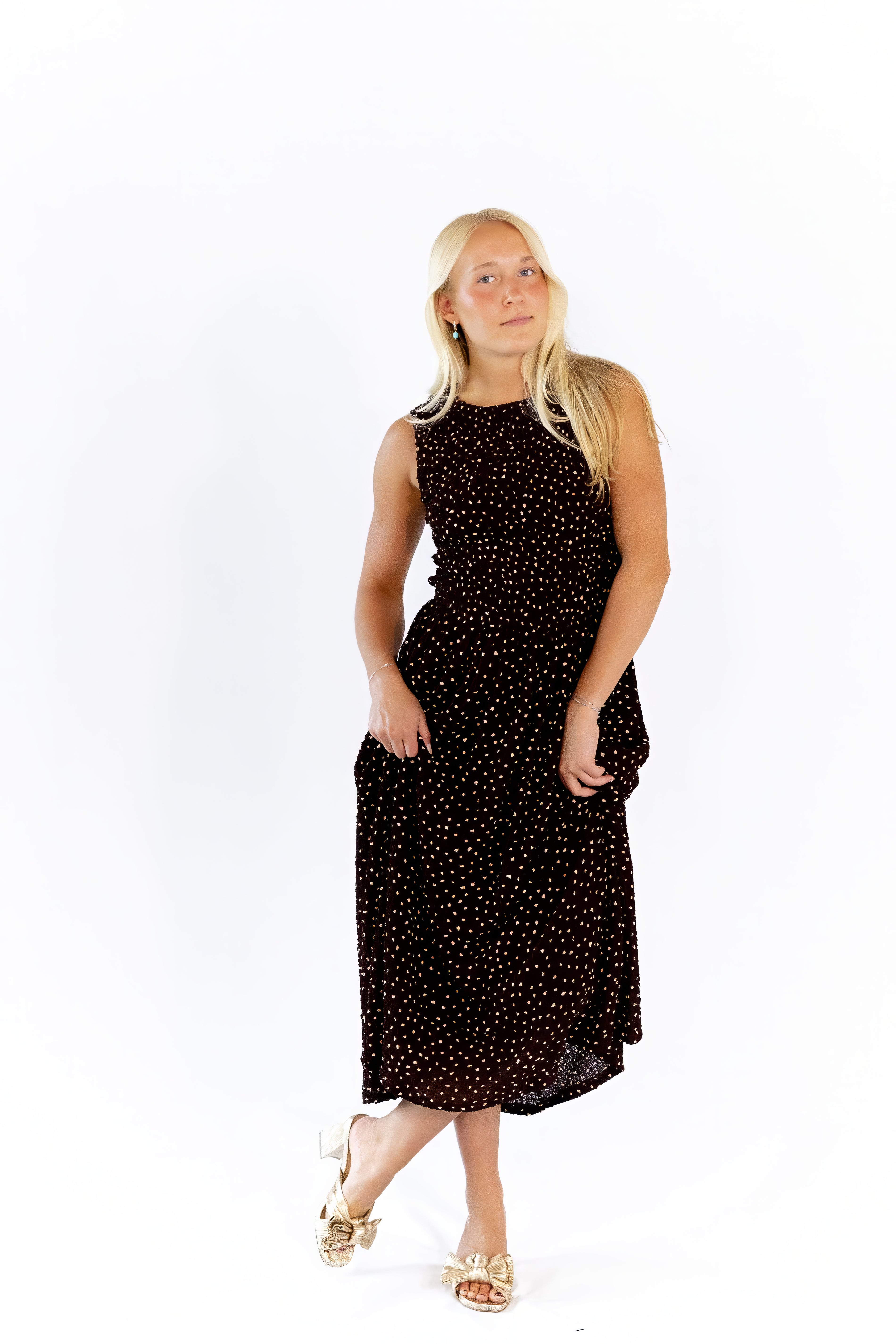 Parker Smocked Midi Dress