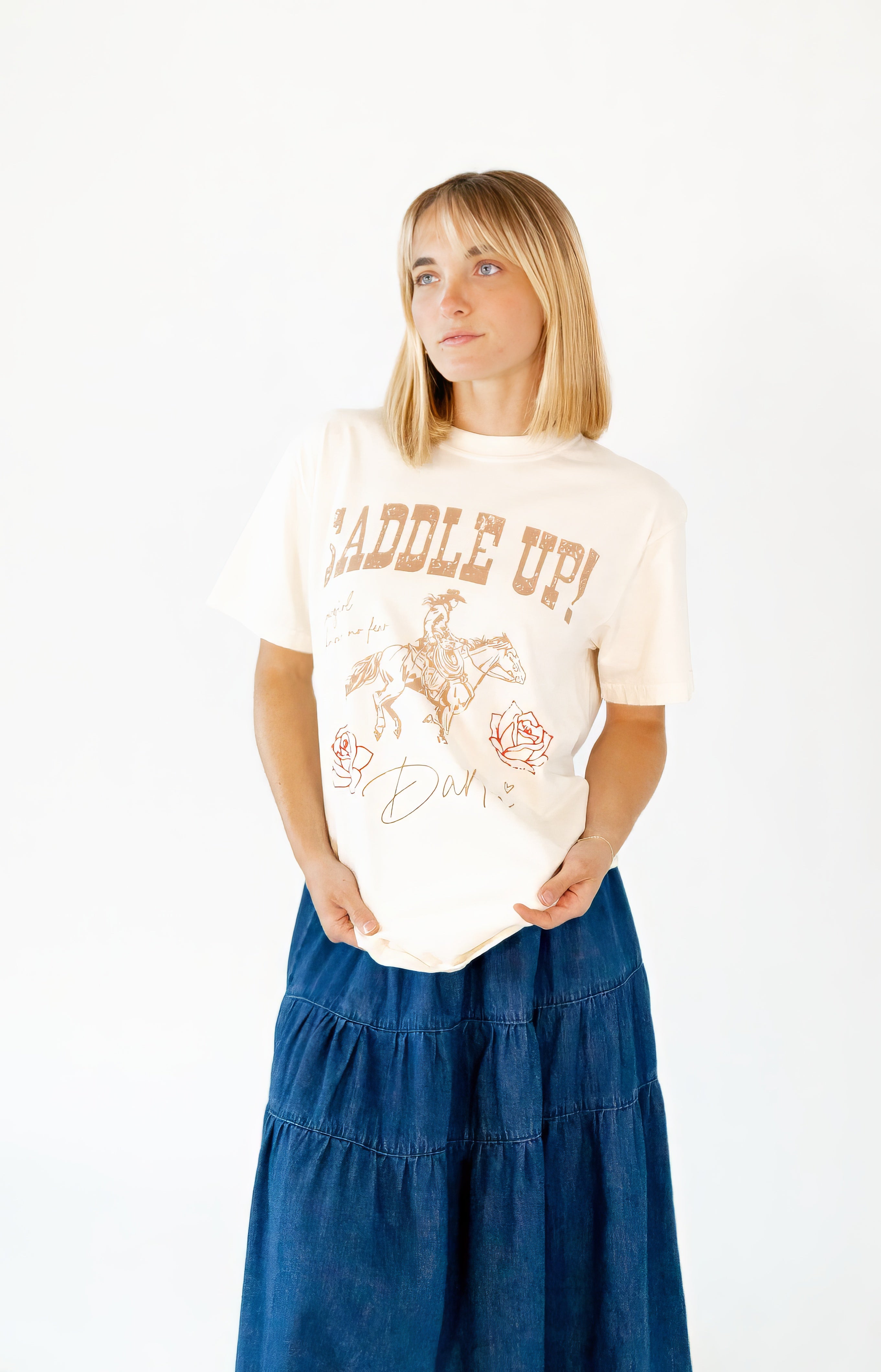 Saddle Up Cowgirl Graphic Tee
