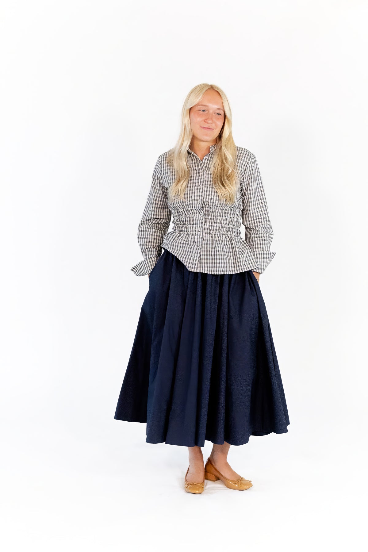 Emory Shirred Waist Top