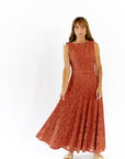 Viola Lace Midi Dress