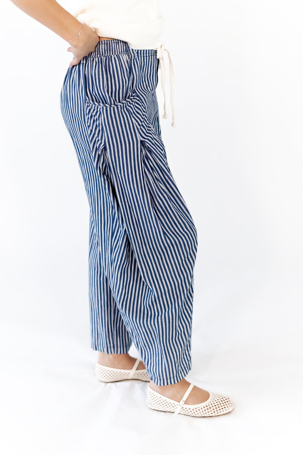 Clayton Pinstripe Denim