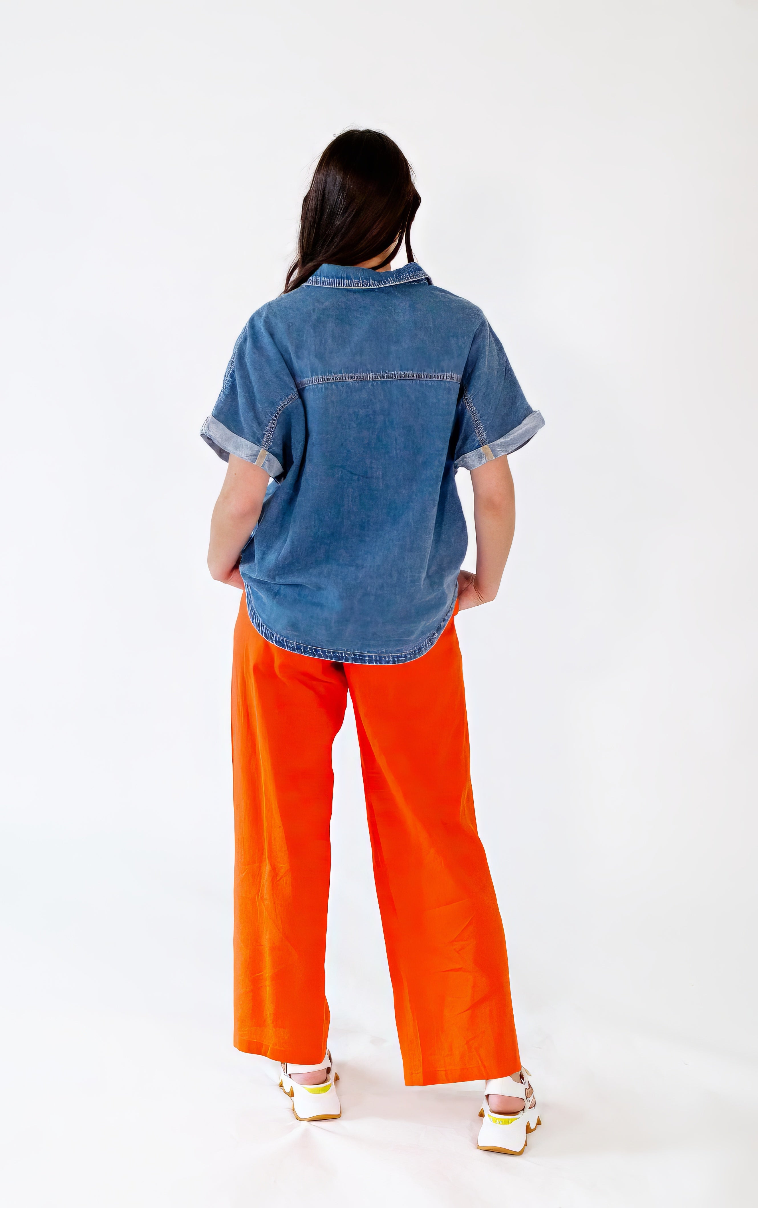 Rocky Soft Denim Button Up