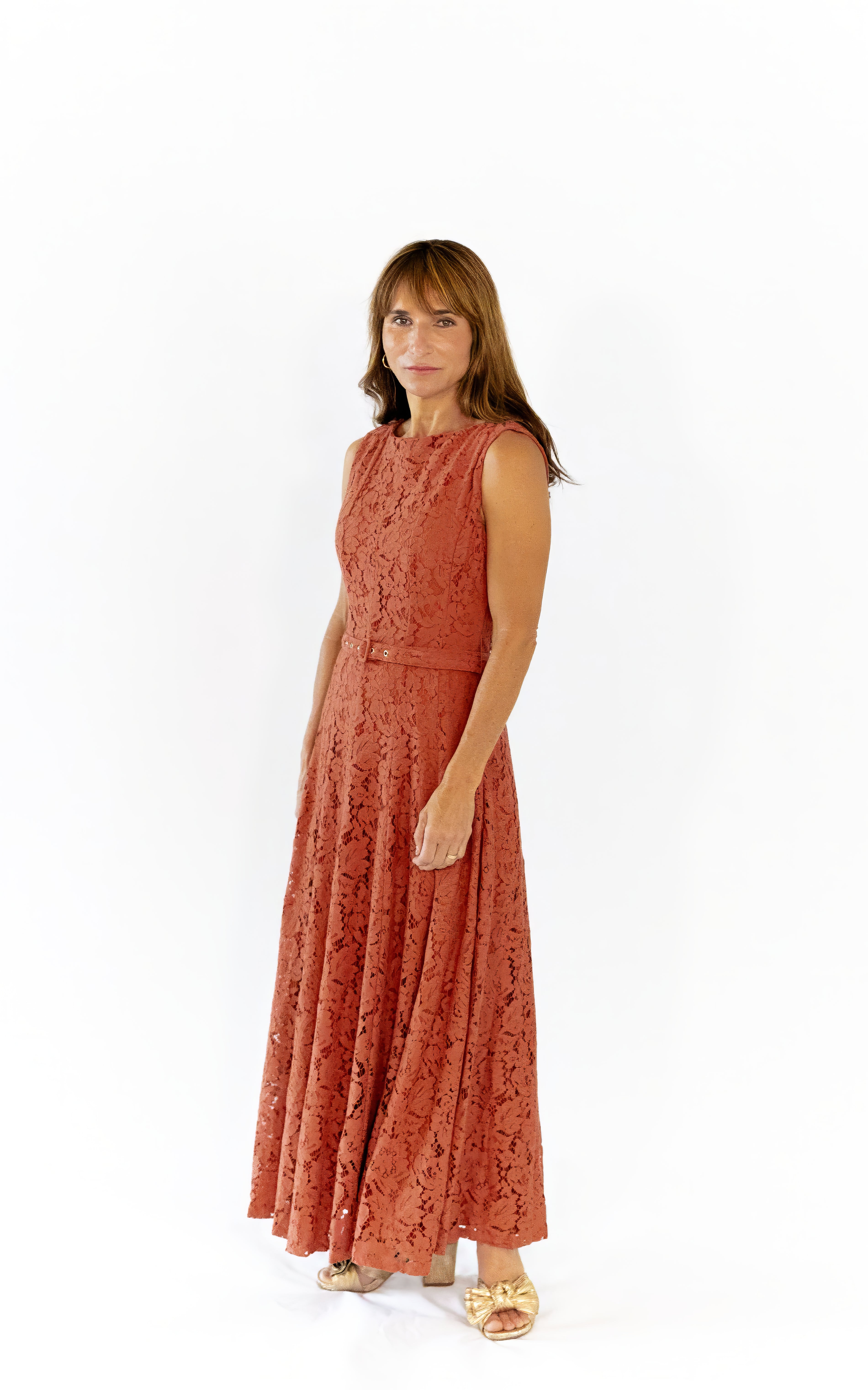 Viola Lace Midi Dress