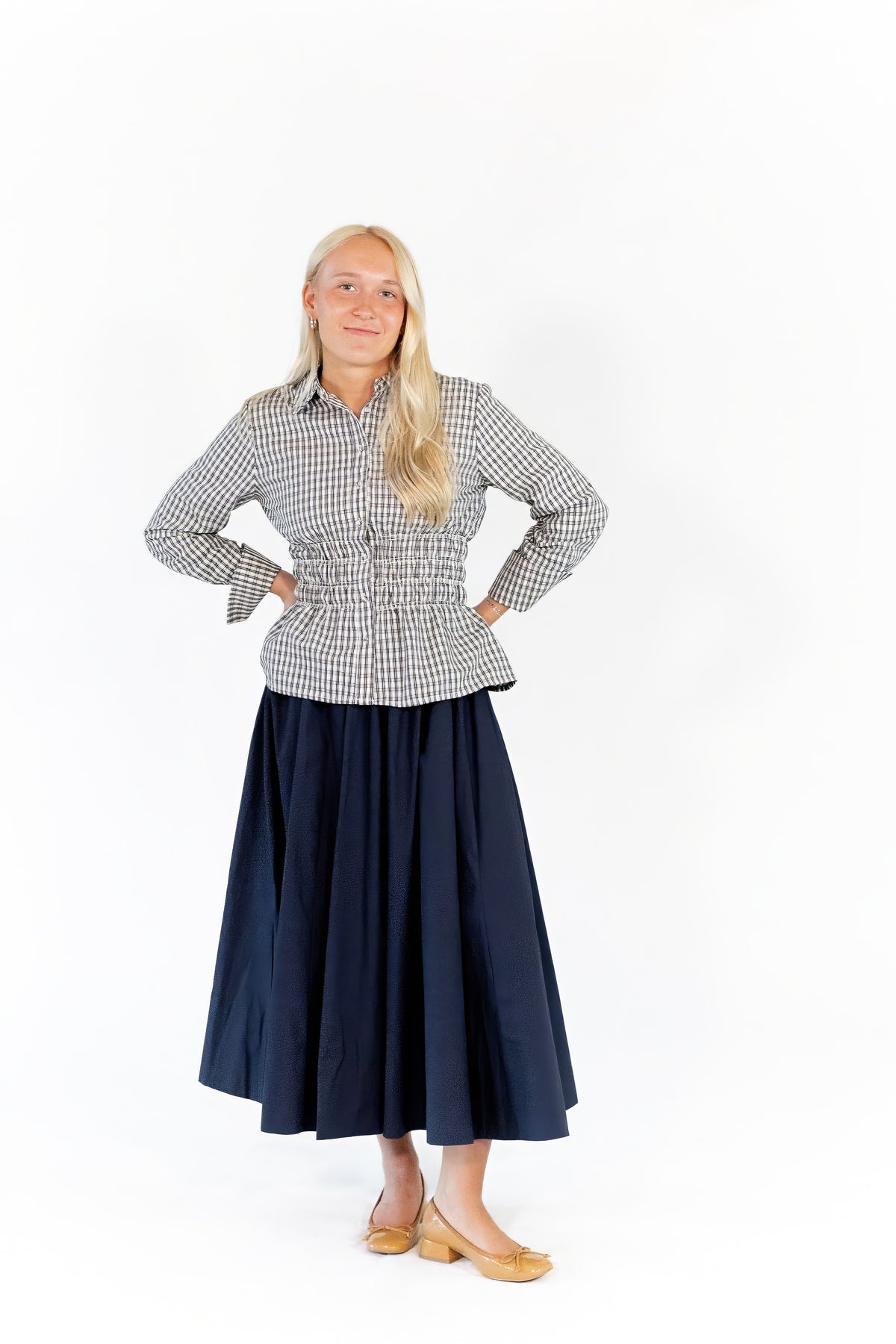 Emory Shirred Waist Top