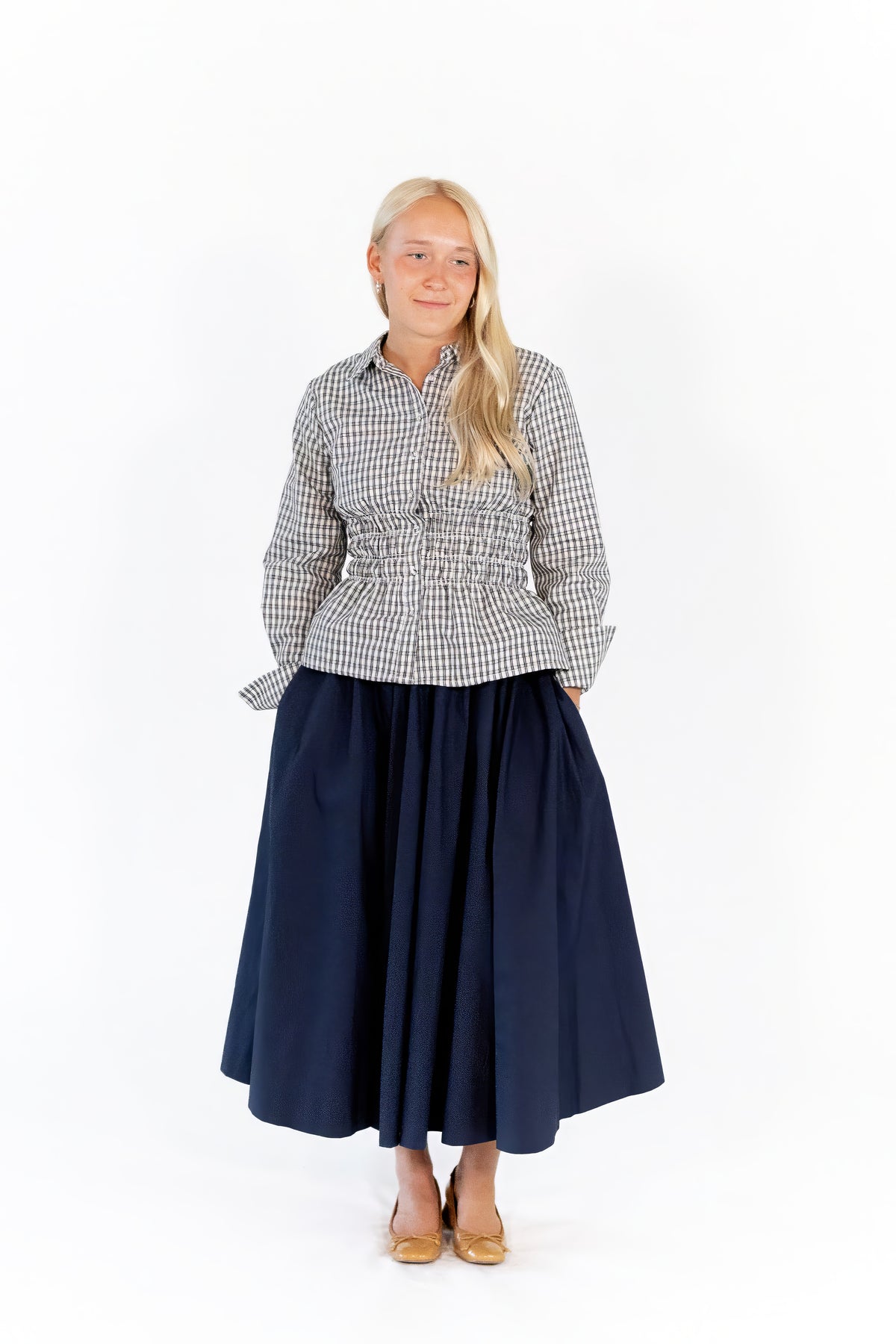 Emory Shirred Waist Top