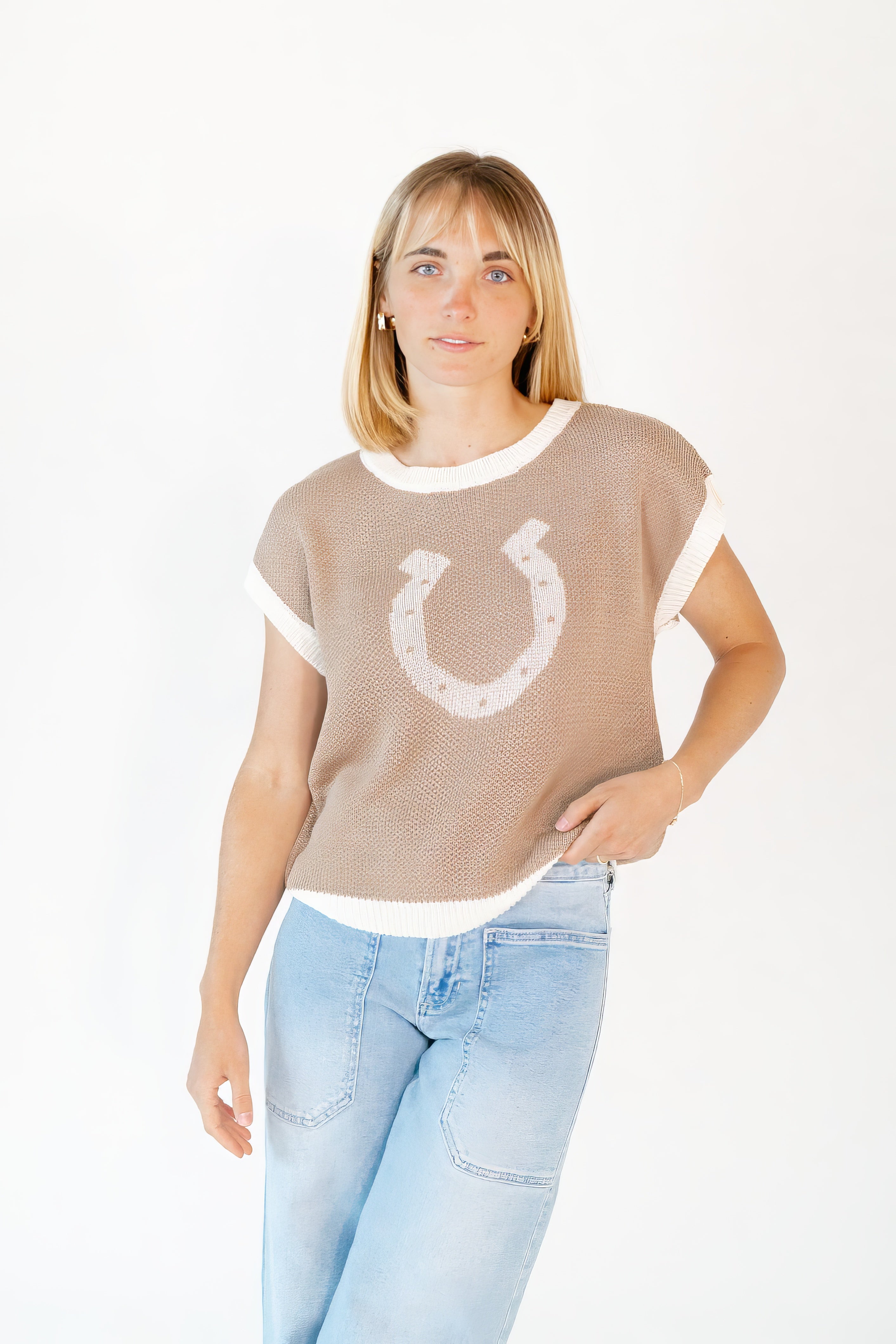 Dolly Mid-Wash Cropped Denim
