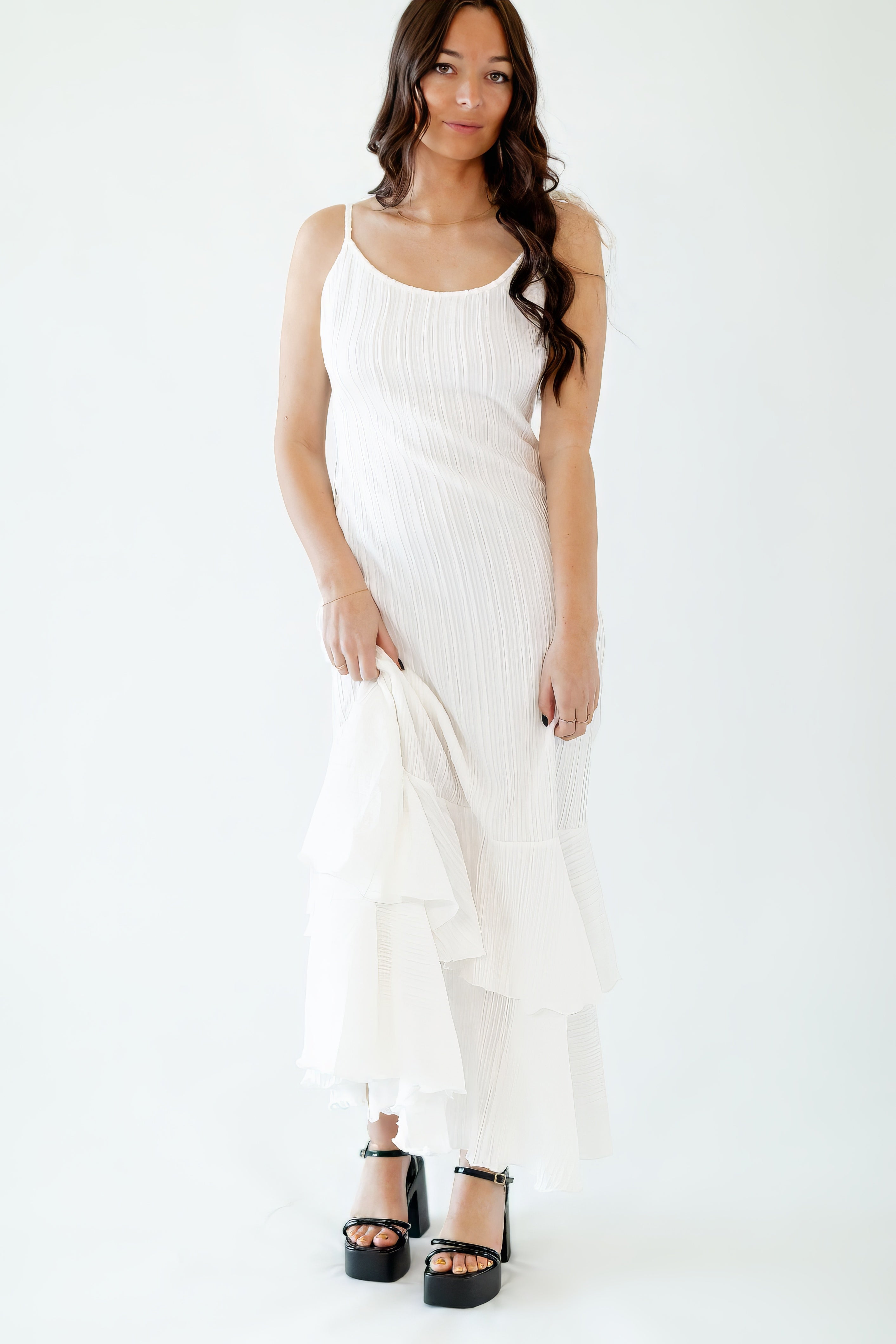 Santorini Maxi Dress・White