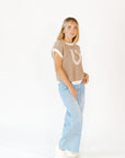 Dolly Mid-Wash Cropped Denim