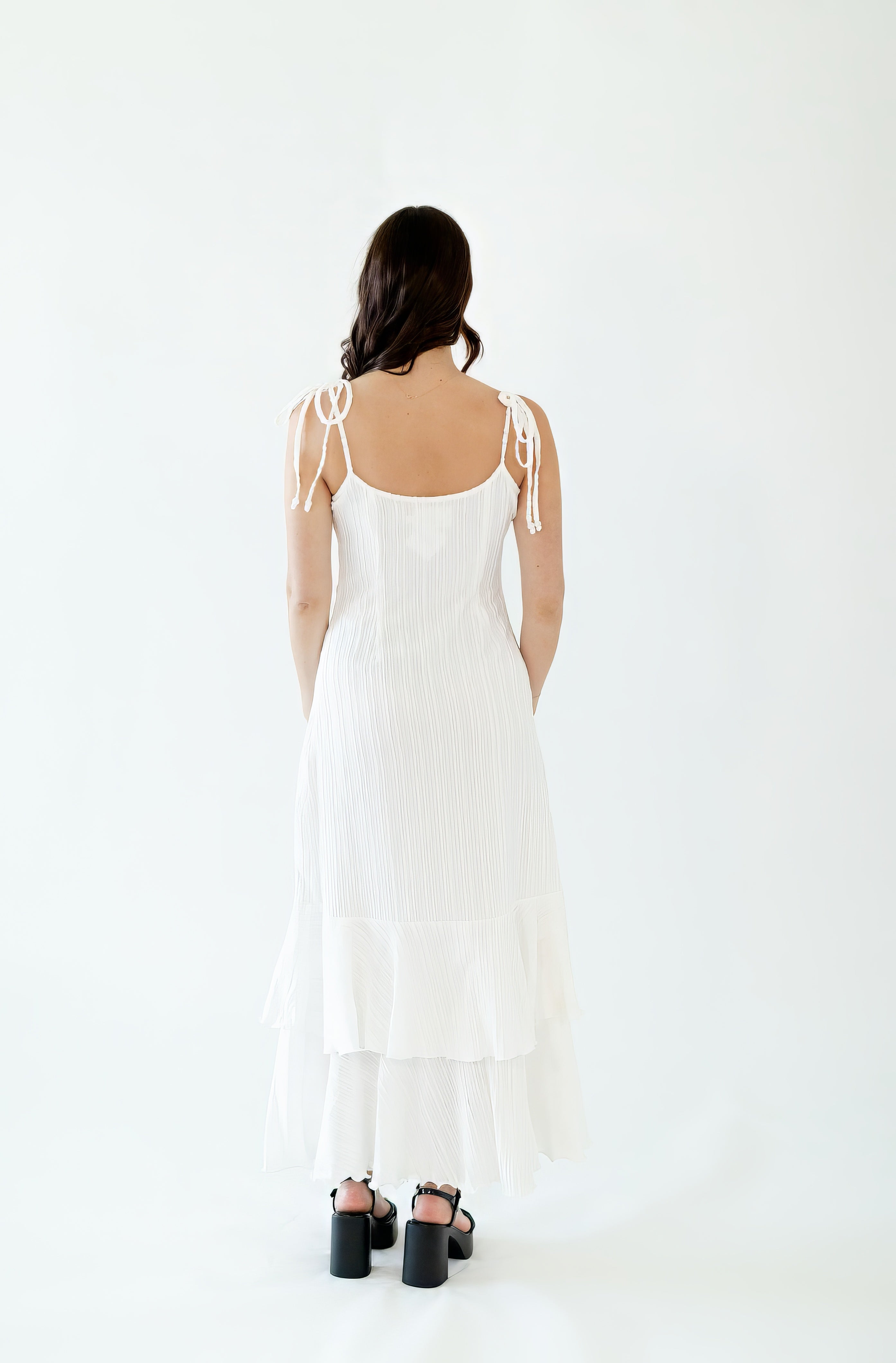 Santorini Maxi Dress・White