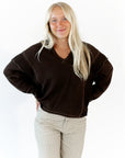 Hannah Raw Edge Pullover