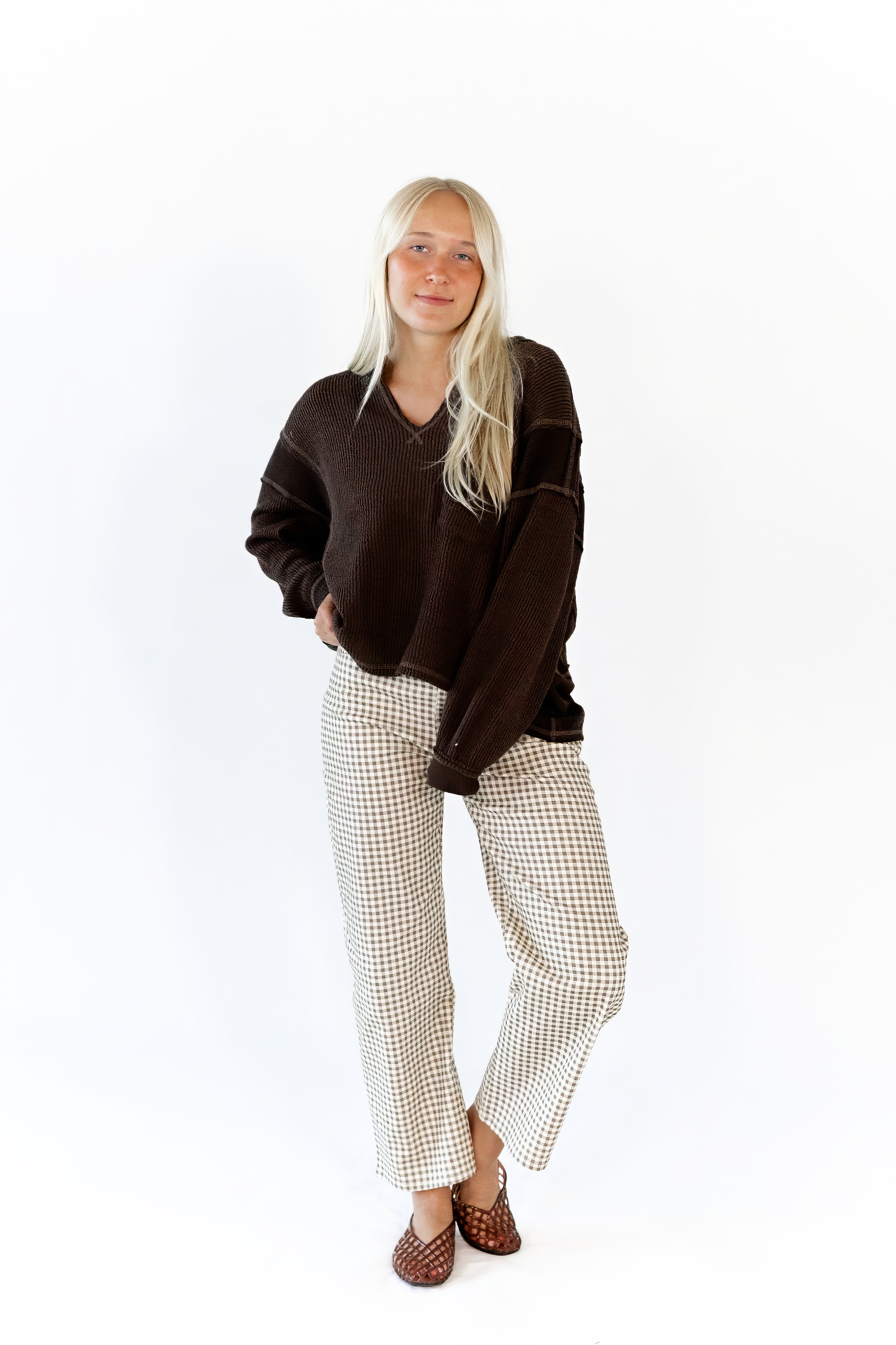 Conrad Gingham Pants