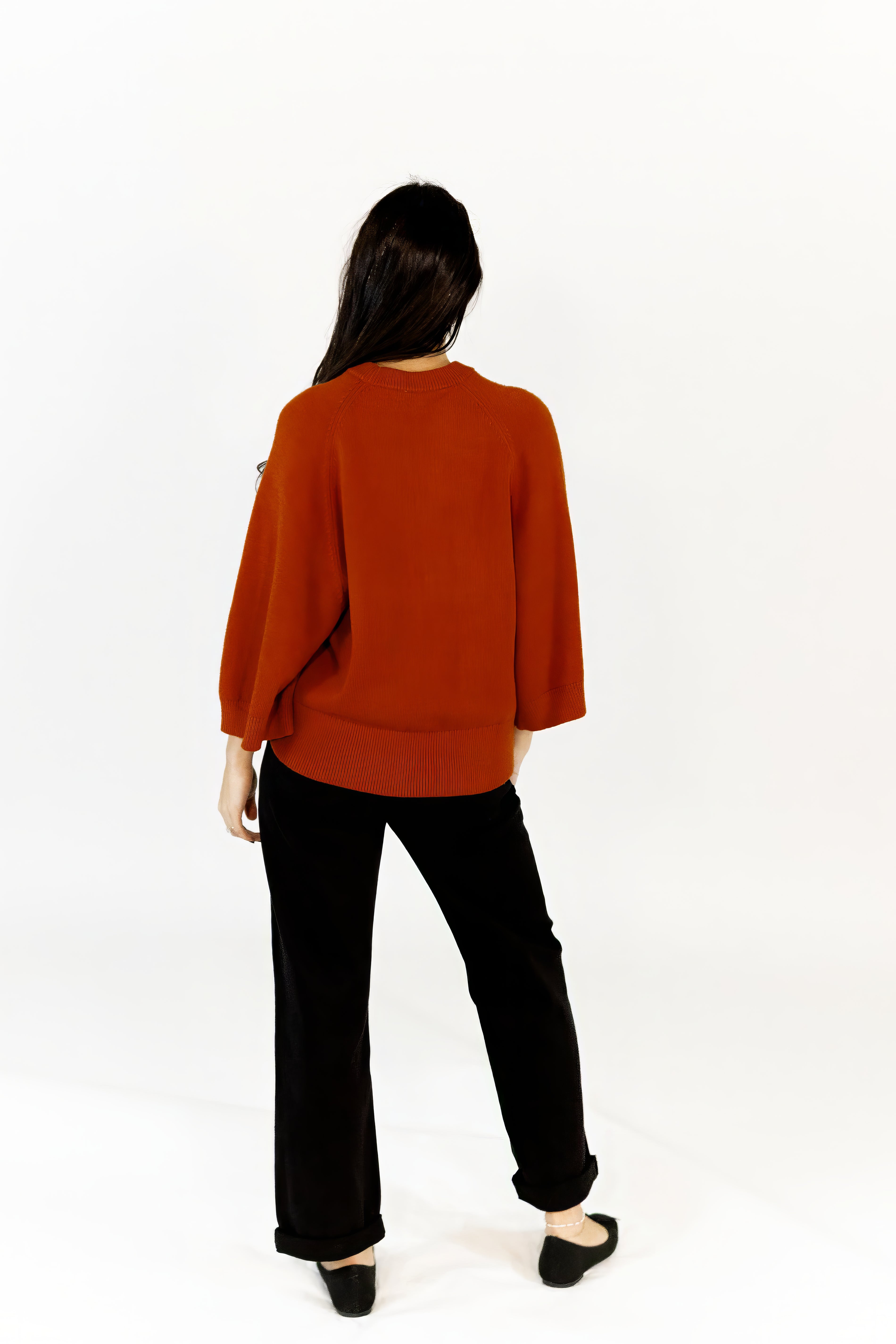 Syd Loose Fit Sweater · Rust