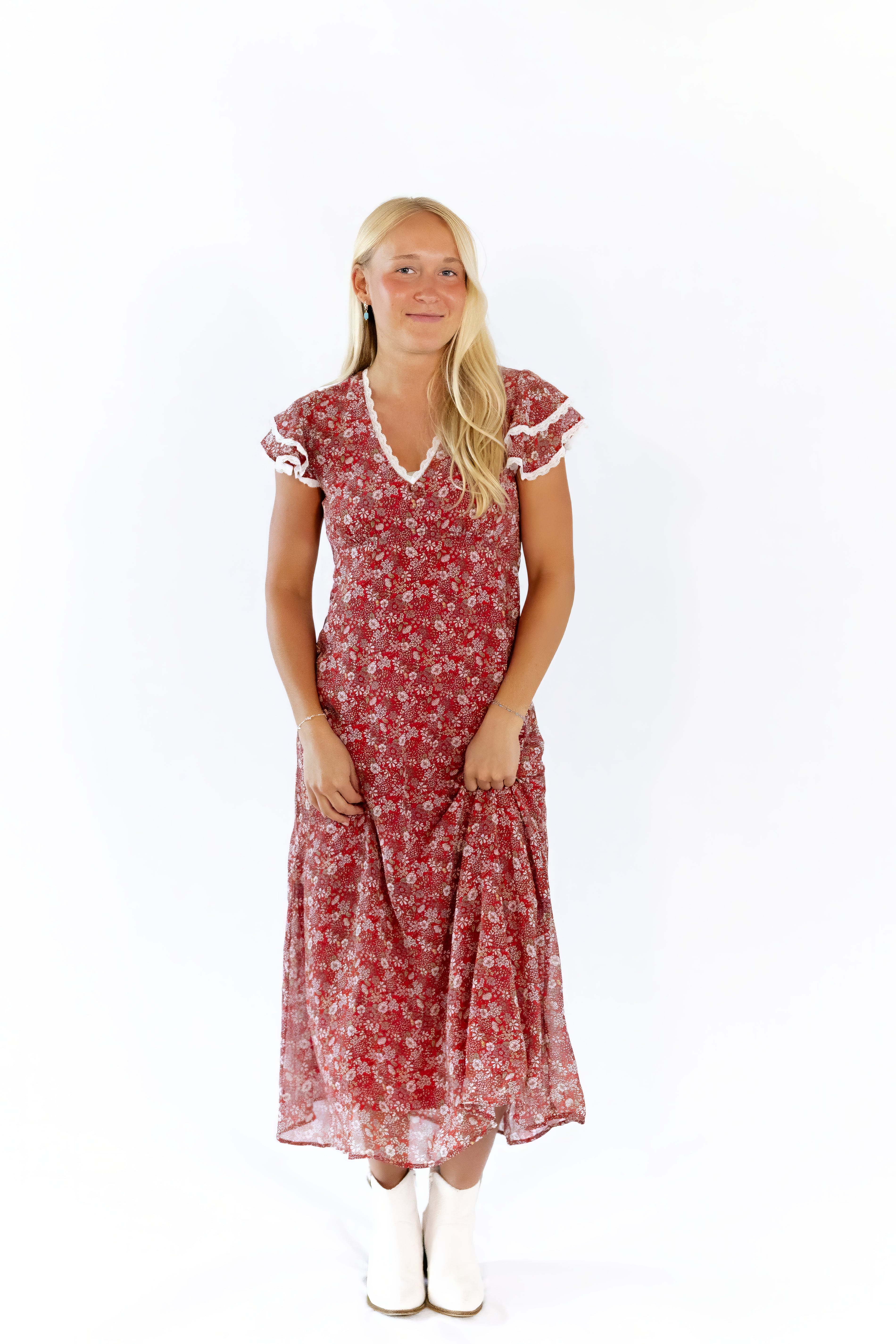 Nilla Floral Midi Dress