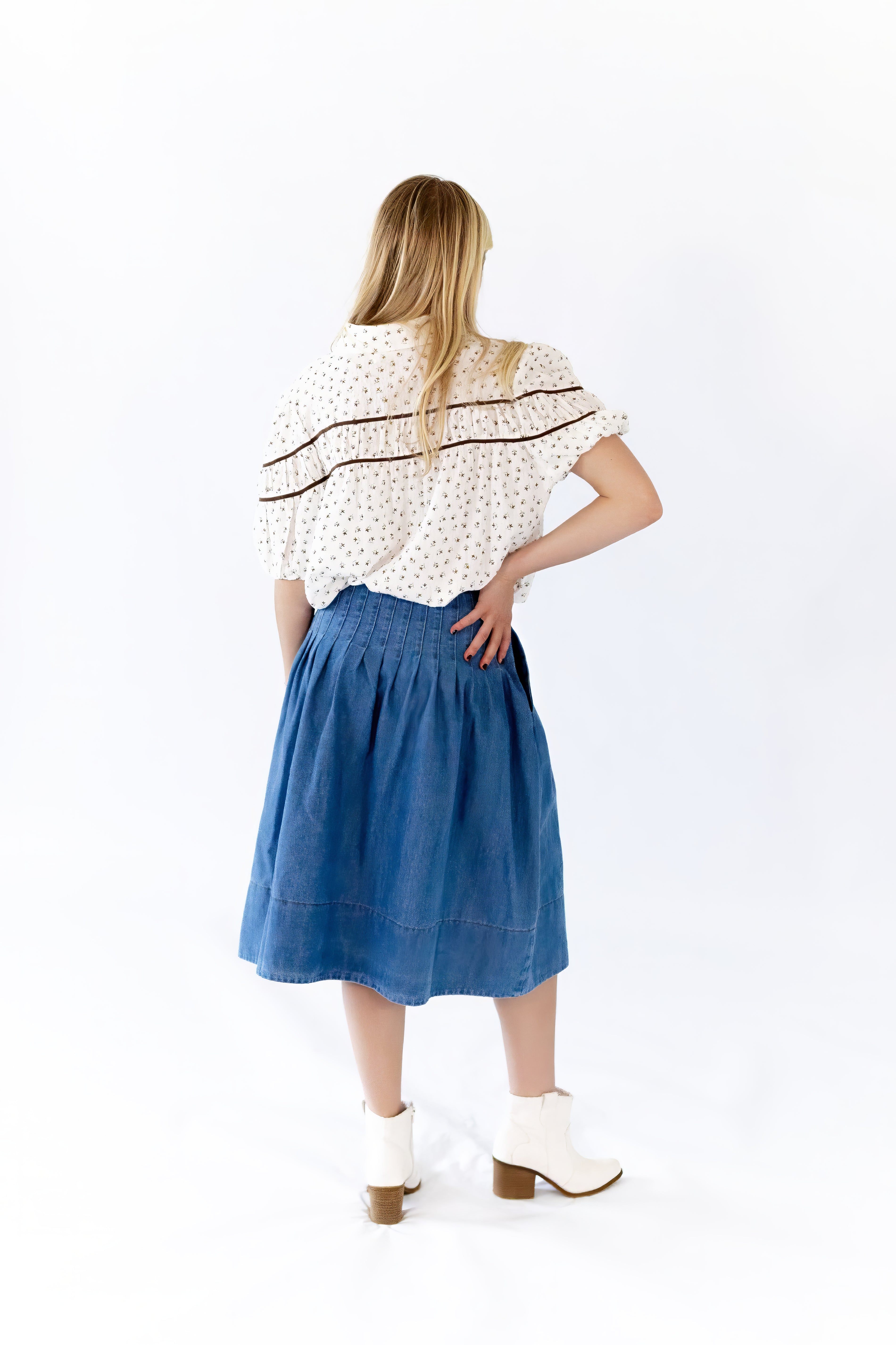 Cecile Floral Print Blouse