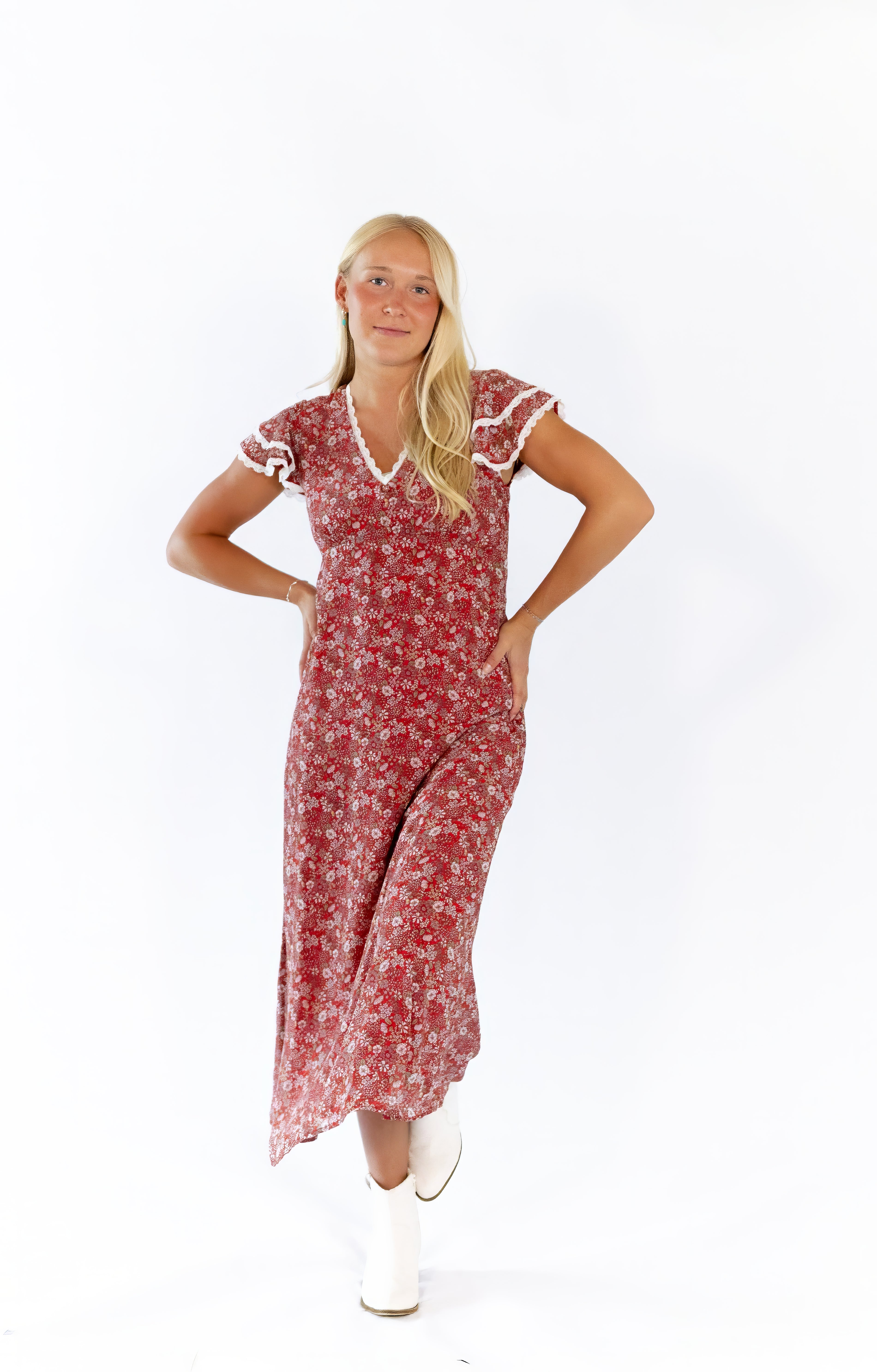 Nilla Floral Midi Dress