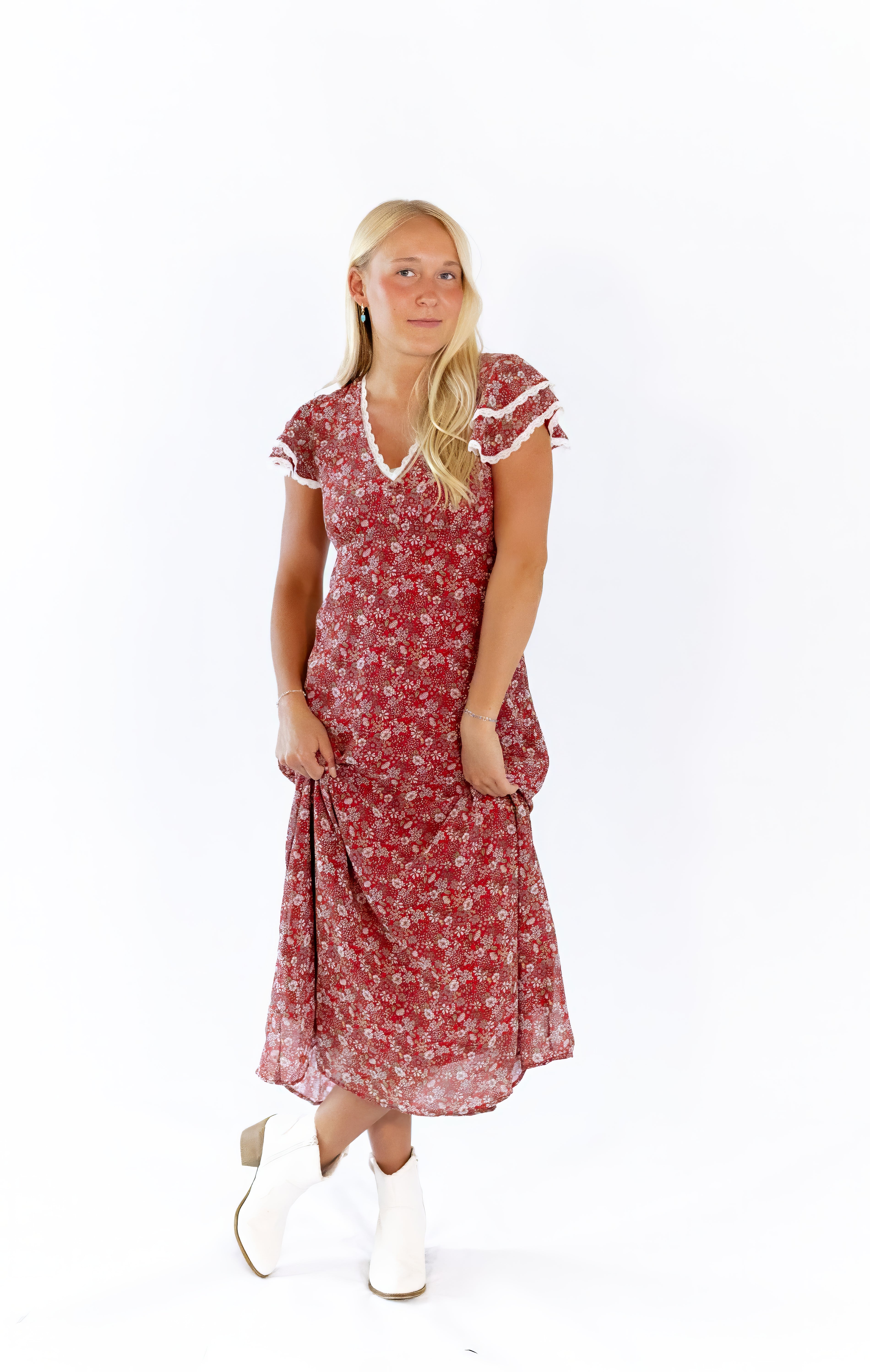 Nilla Floral Midi Dress