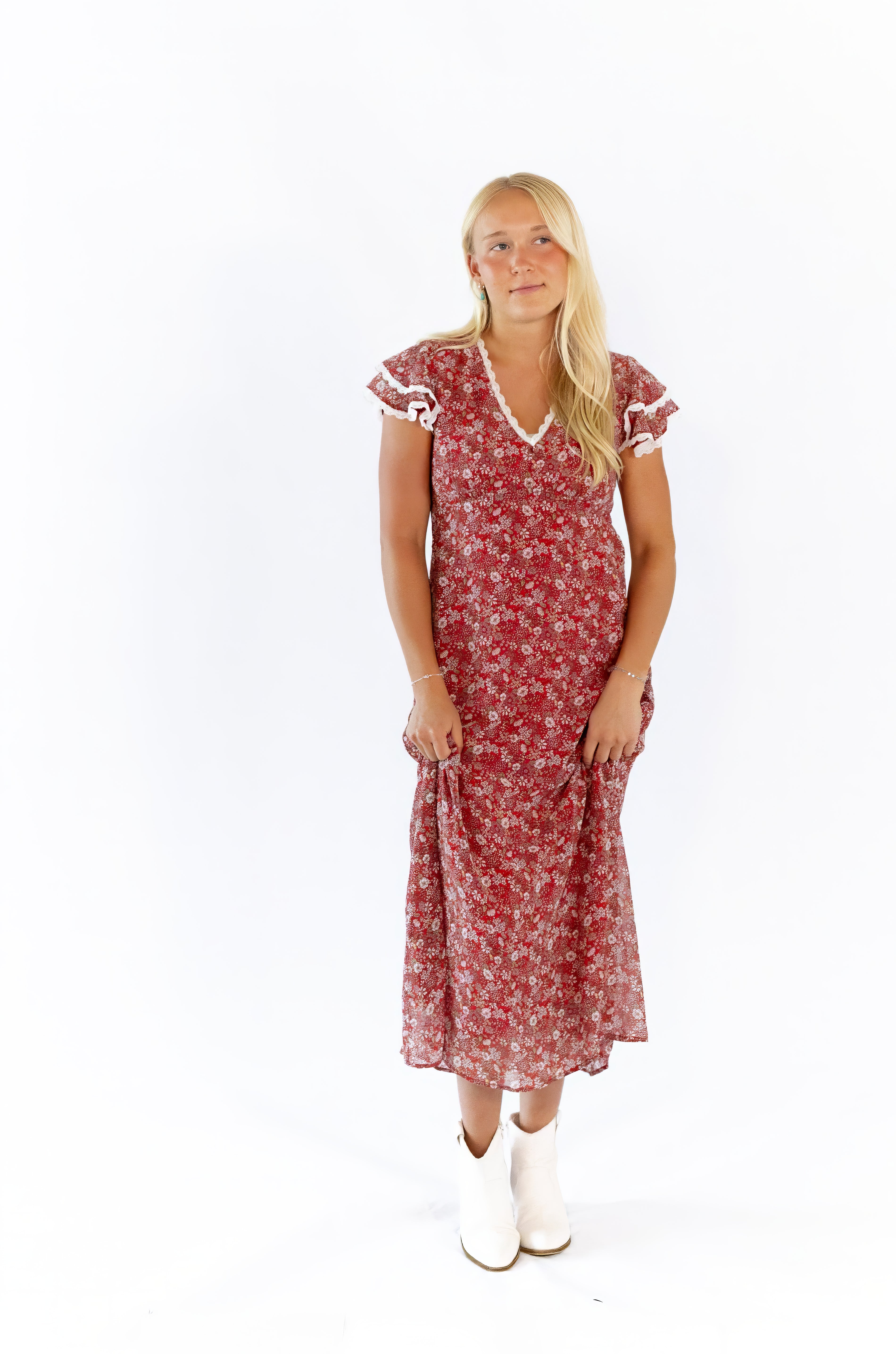 Nilla Floral Midi Dress
