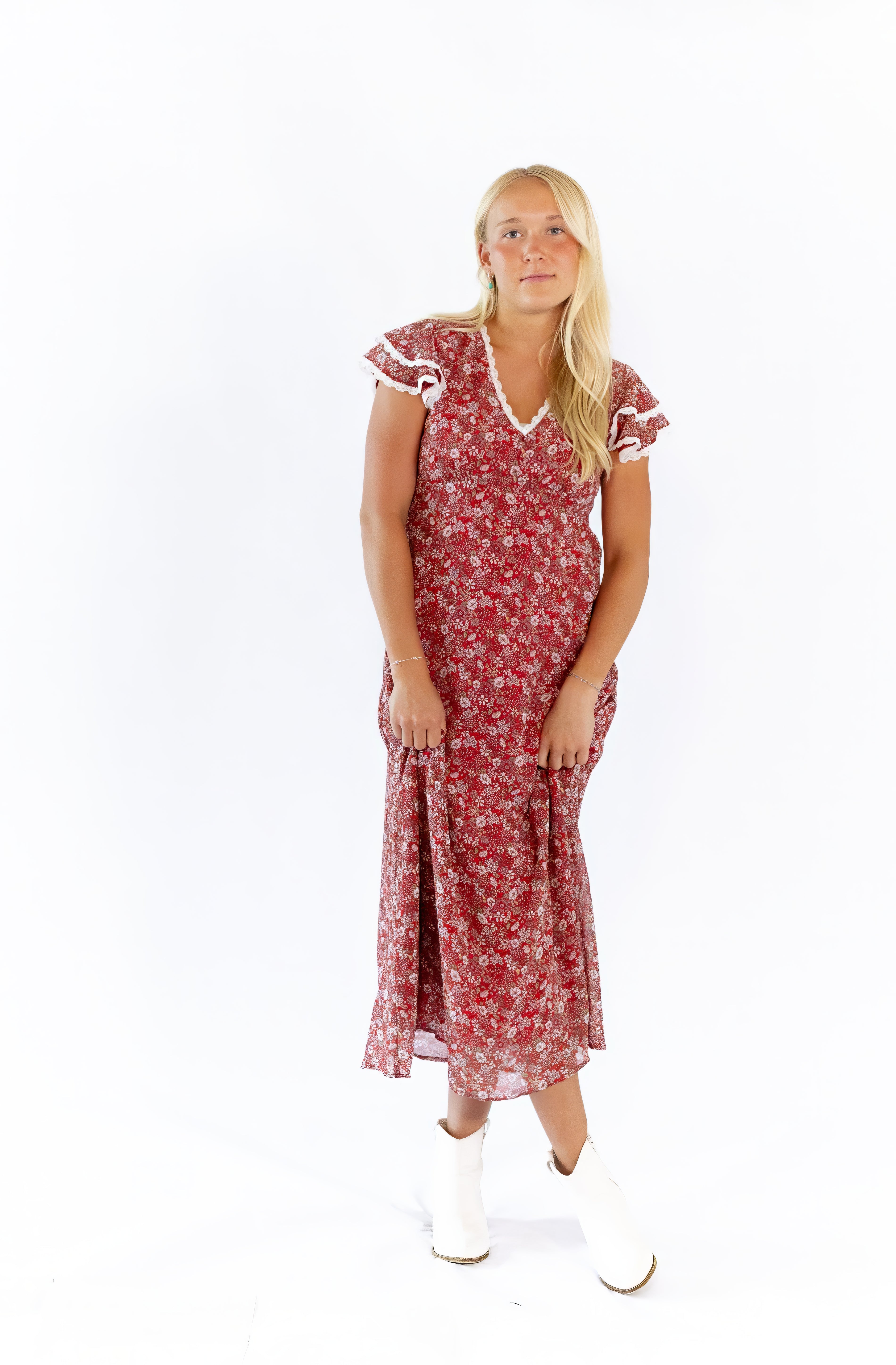 Nilla Floral Midi Dress