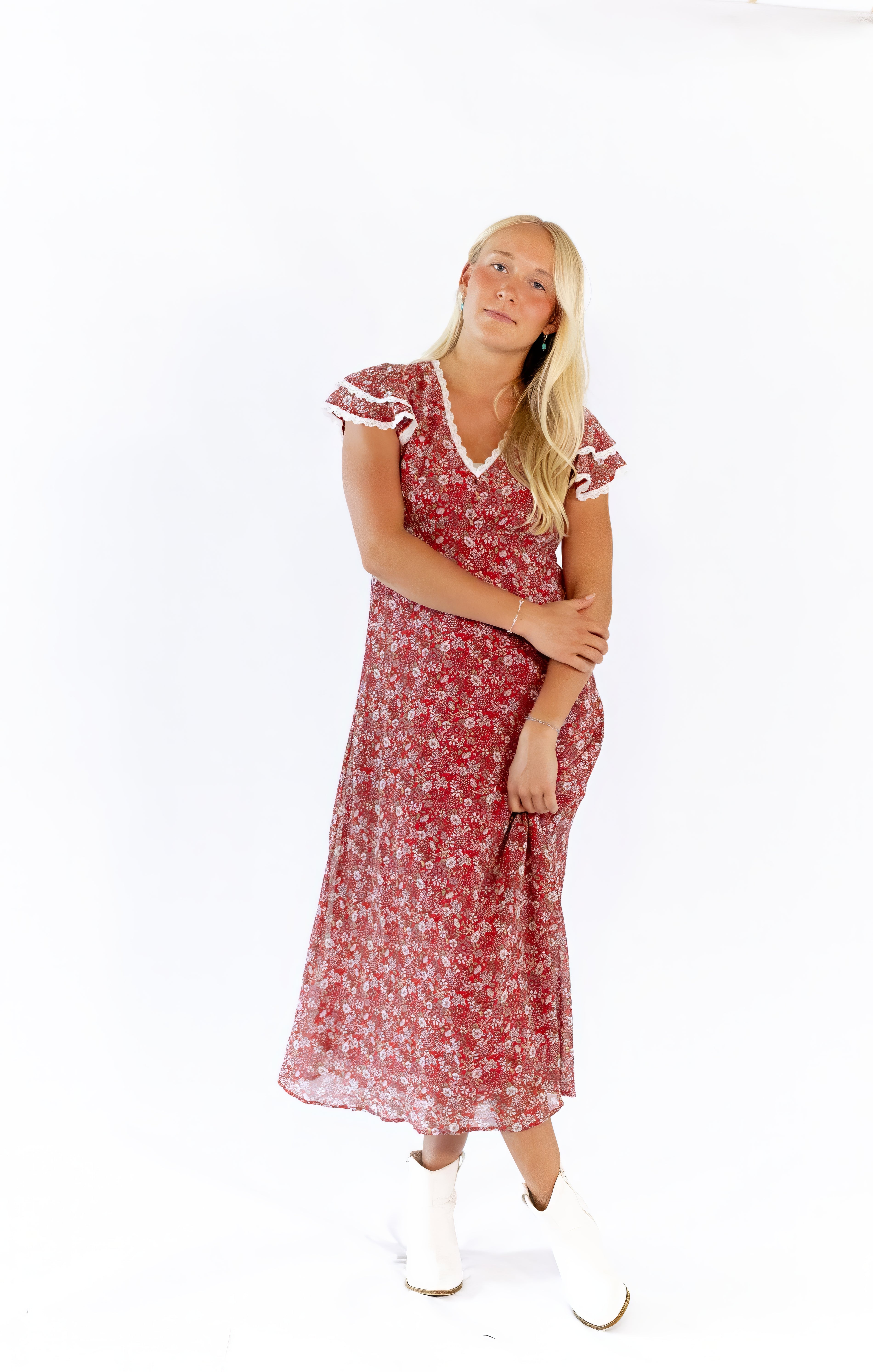 Nilla Floral Midi Dress
