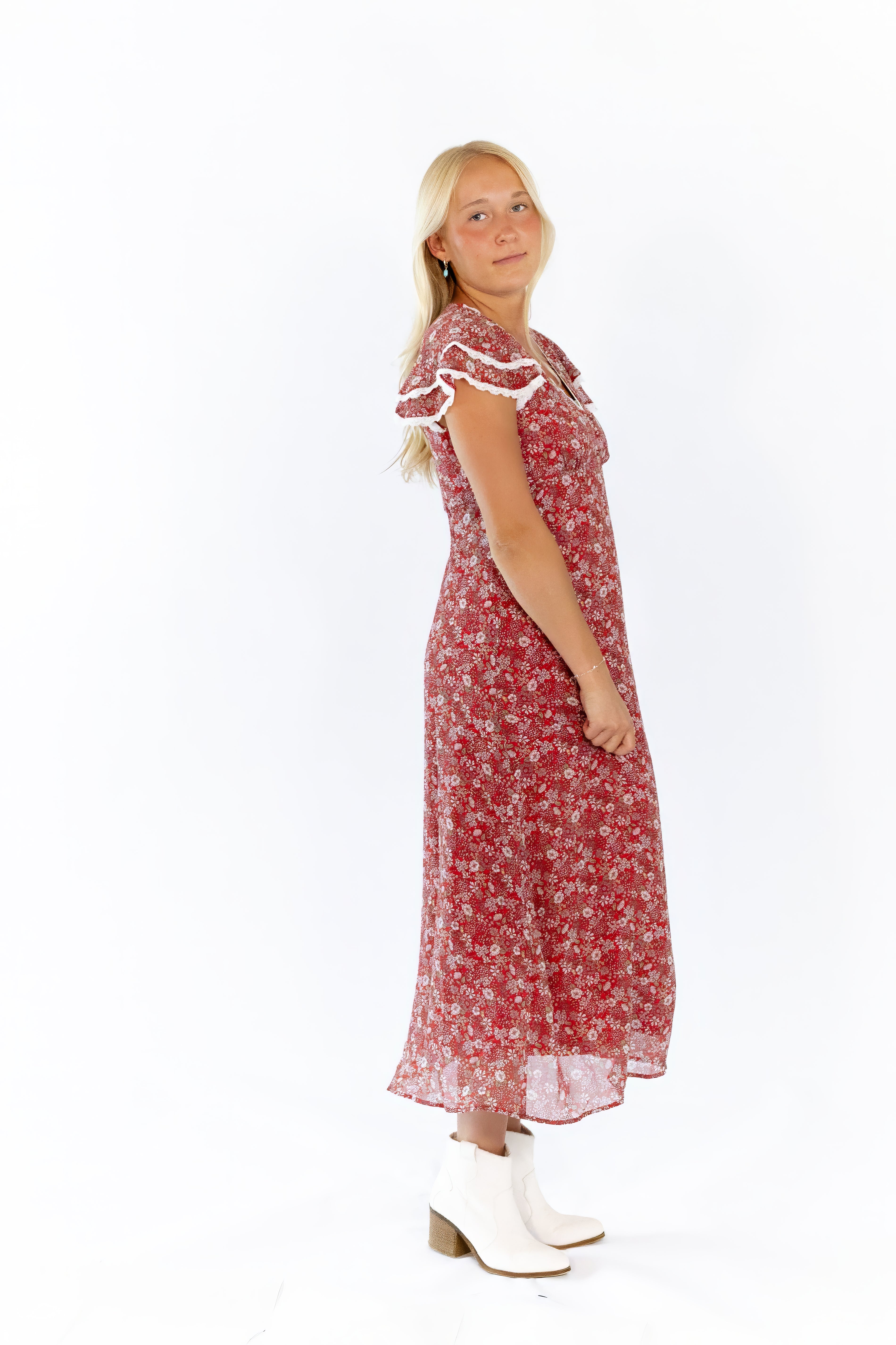 Nilla Floral Midi Dress