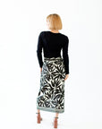 Camille Botanical Linen Skirt