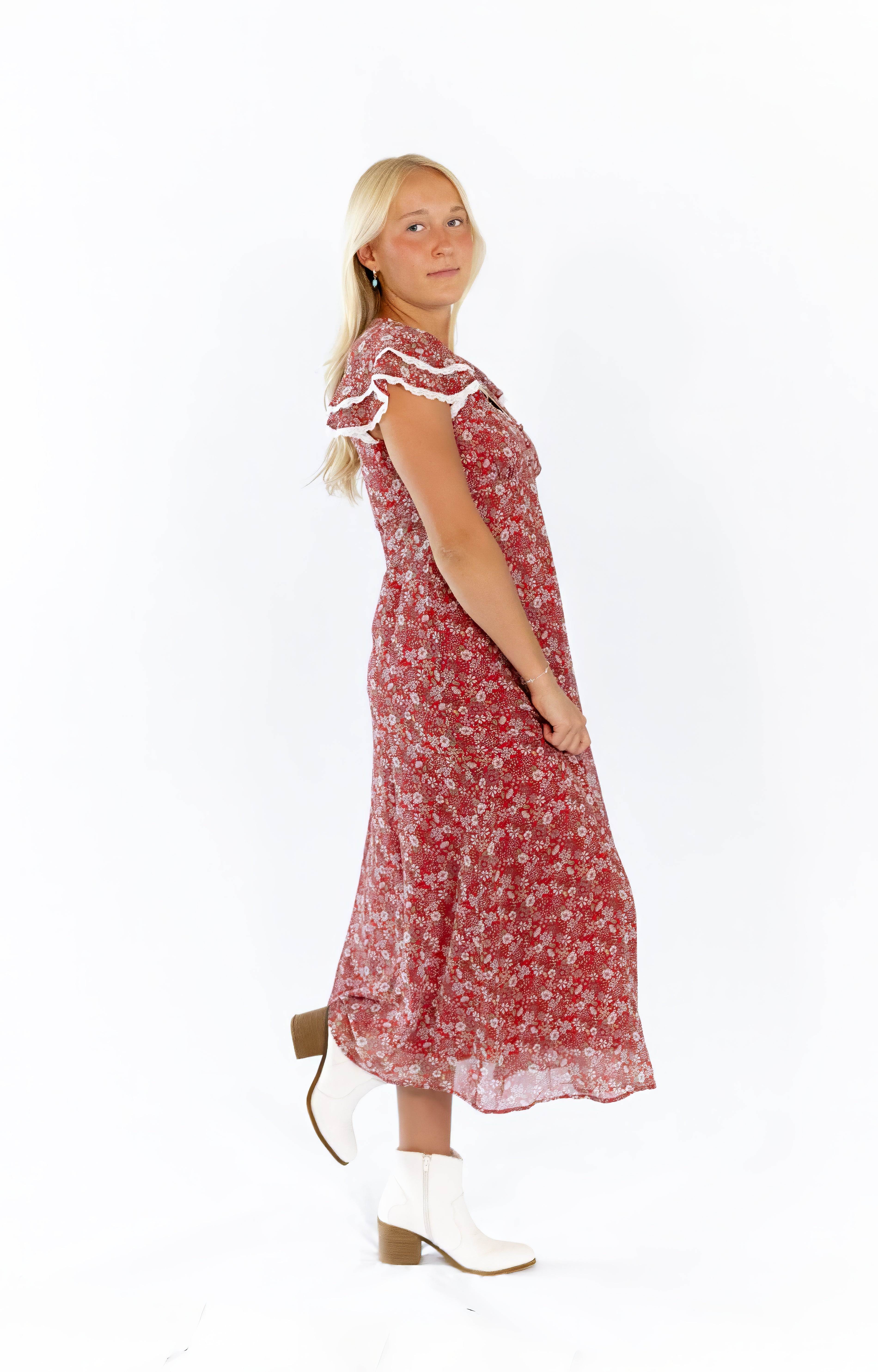 Nilla Floral Midi Dress