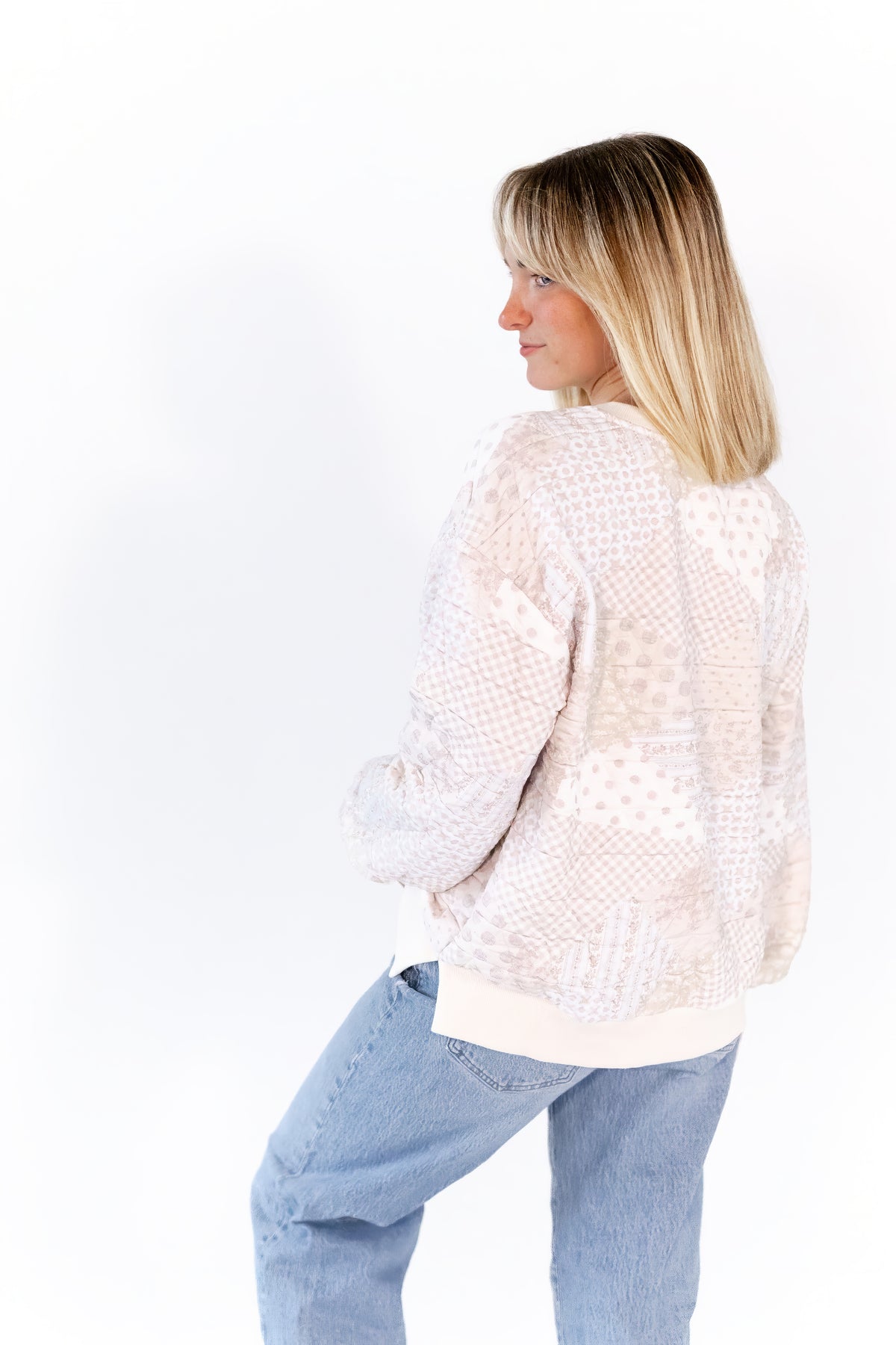 Mimi Quilt Texture Henley