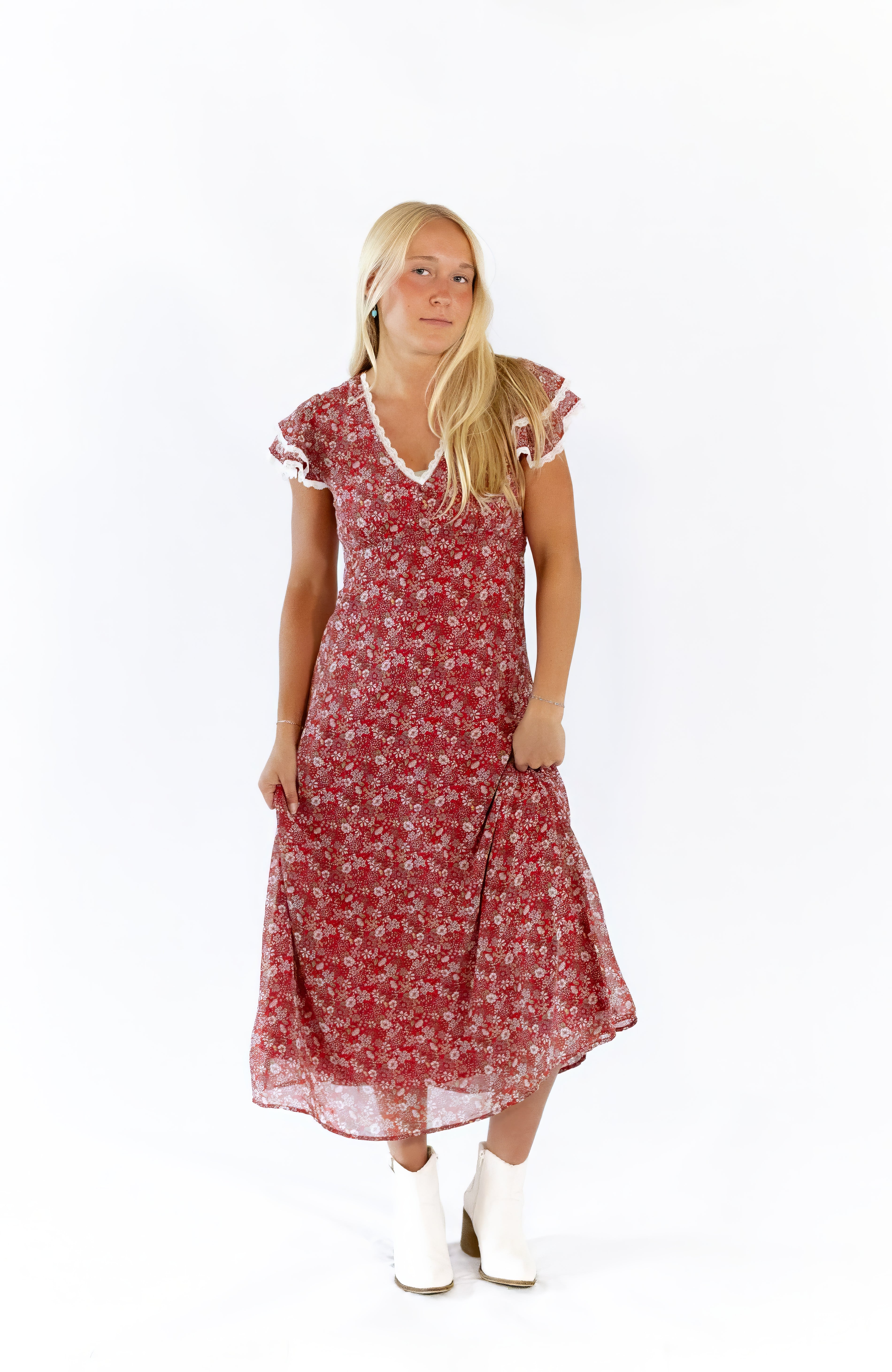 Nilla Floral Midi Dress