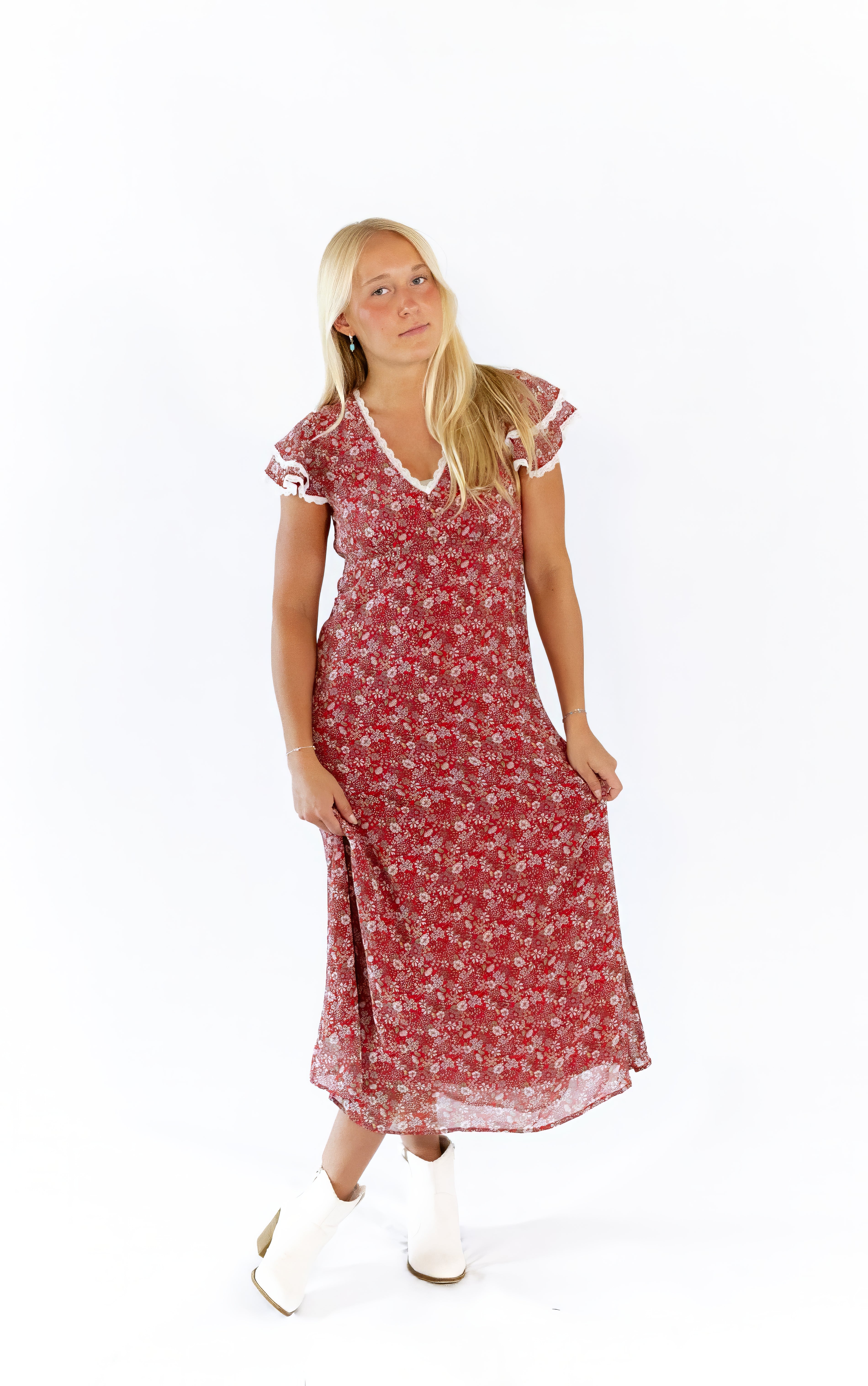Nilla Floral Midi Dress