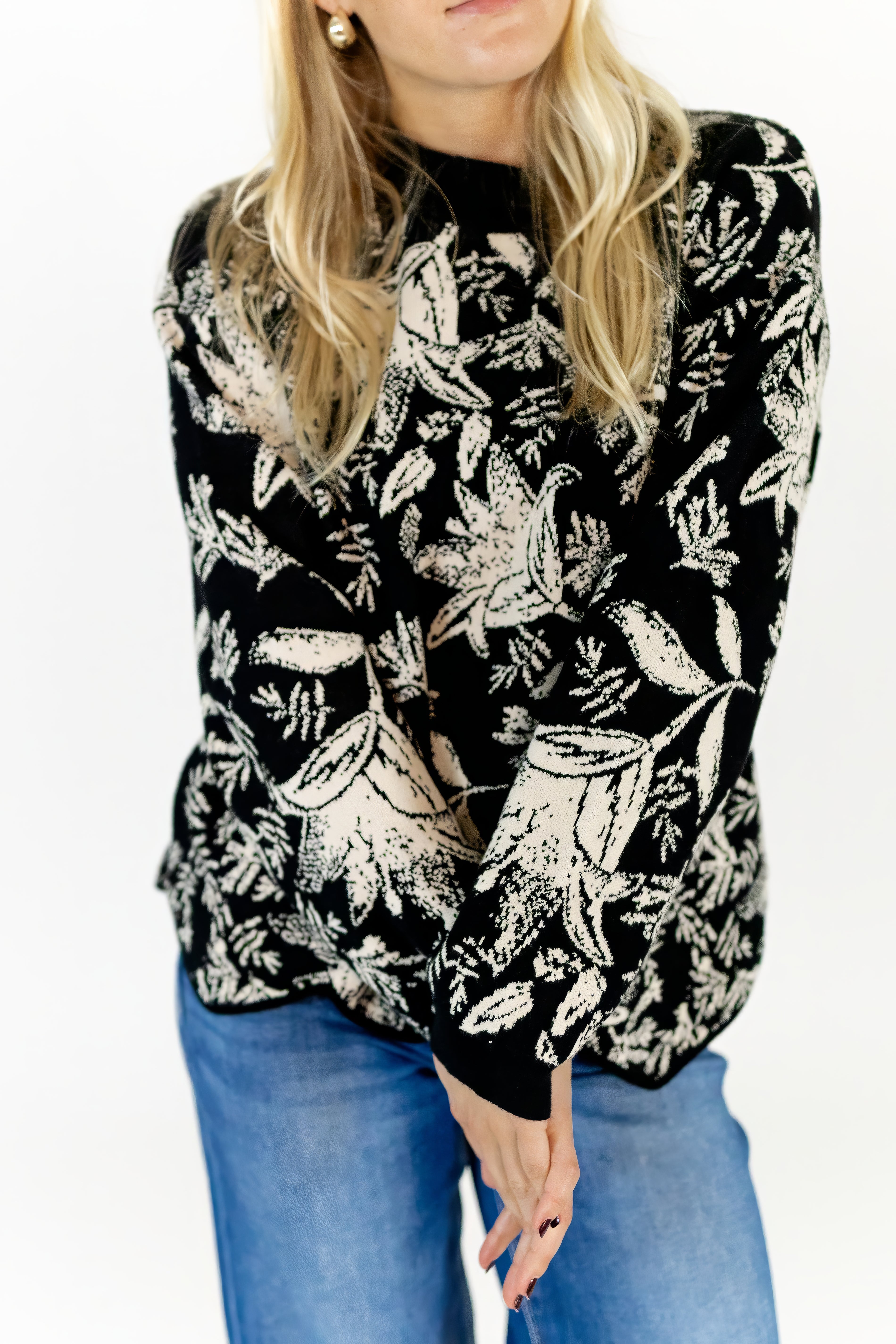 Niki Jacquard Sweater