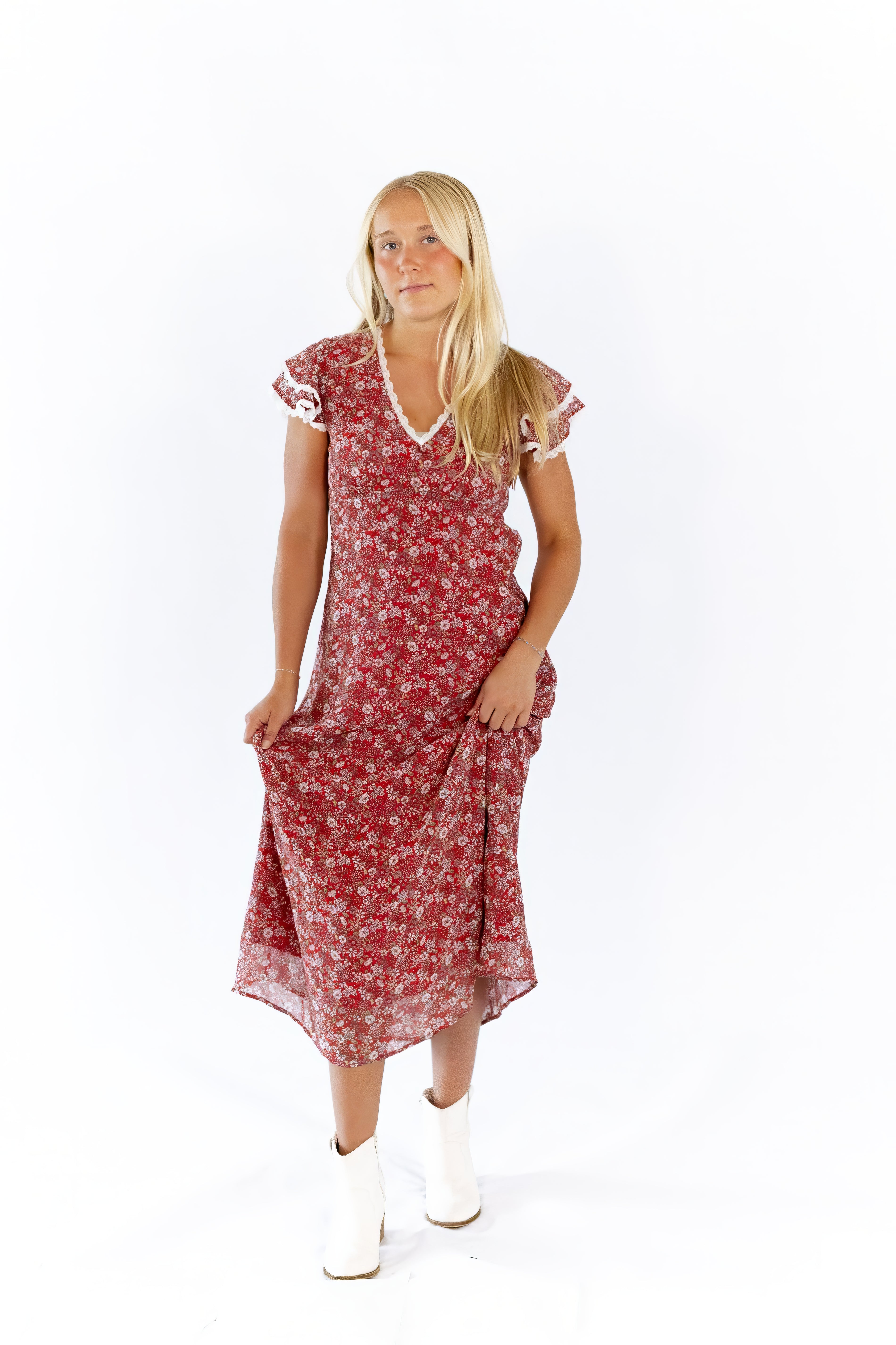 Nilla Floral Midi Dress