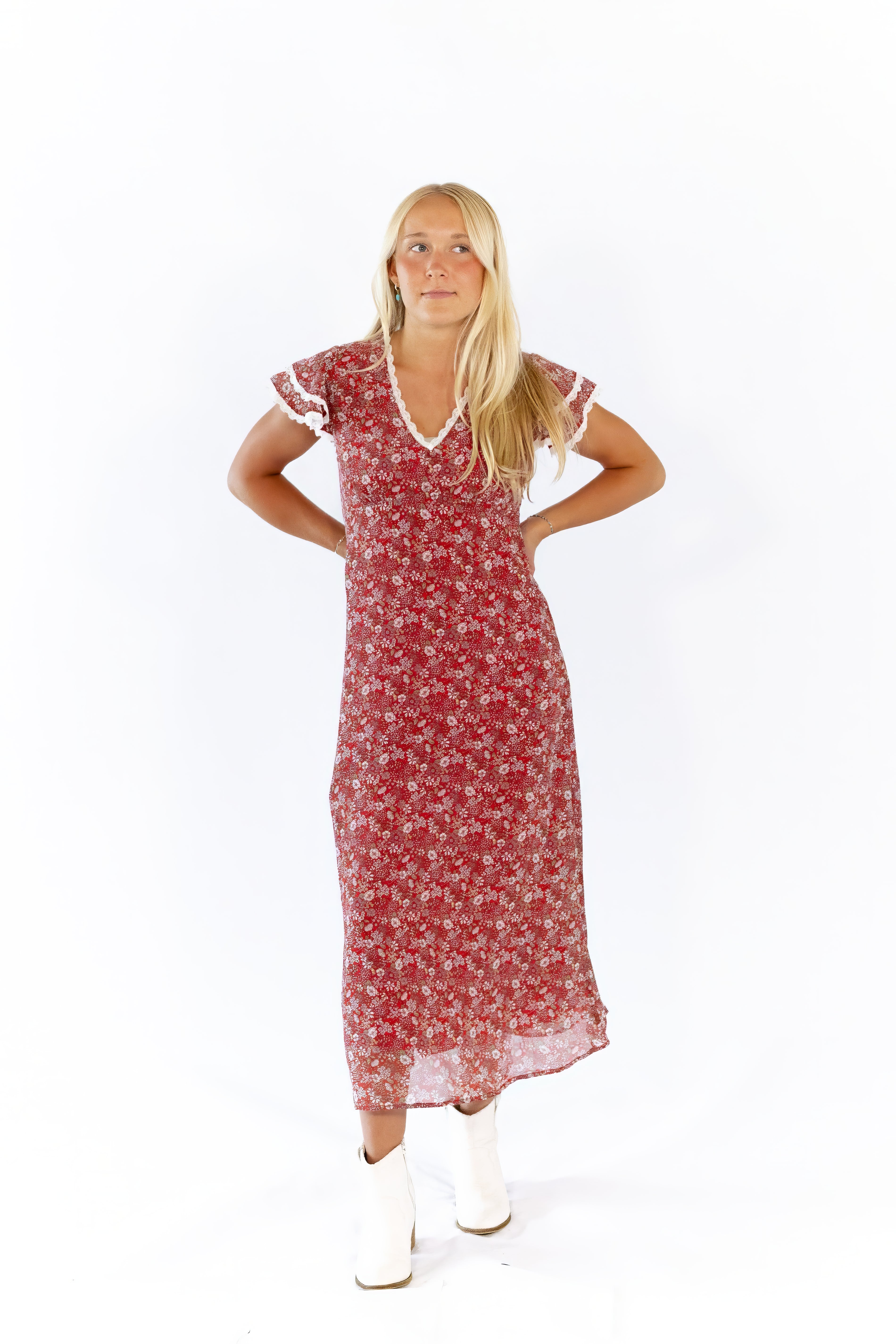 Nilla Floral Midi Dress