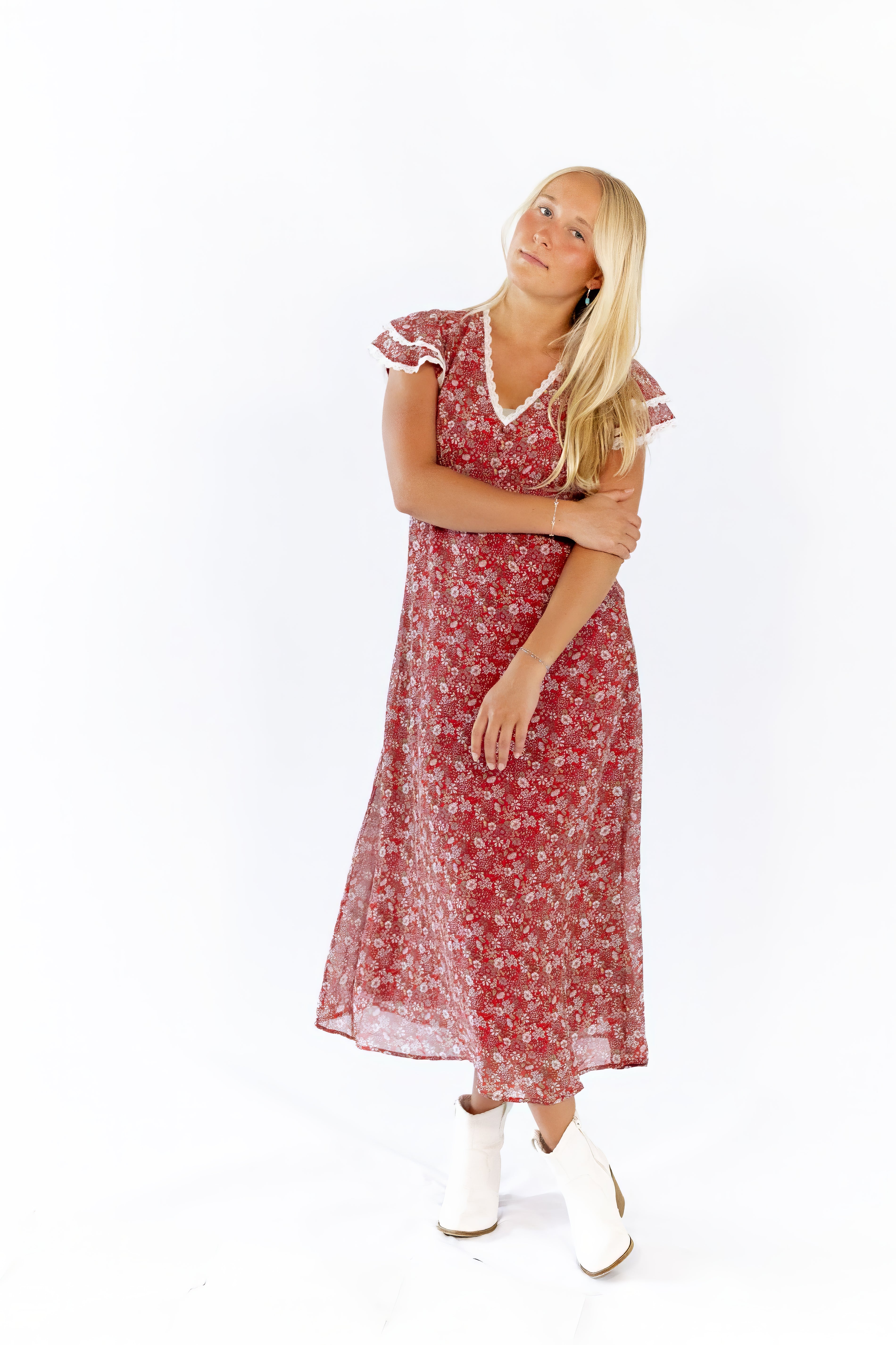 Nilla Floral Midi Dress