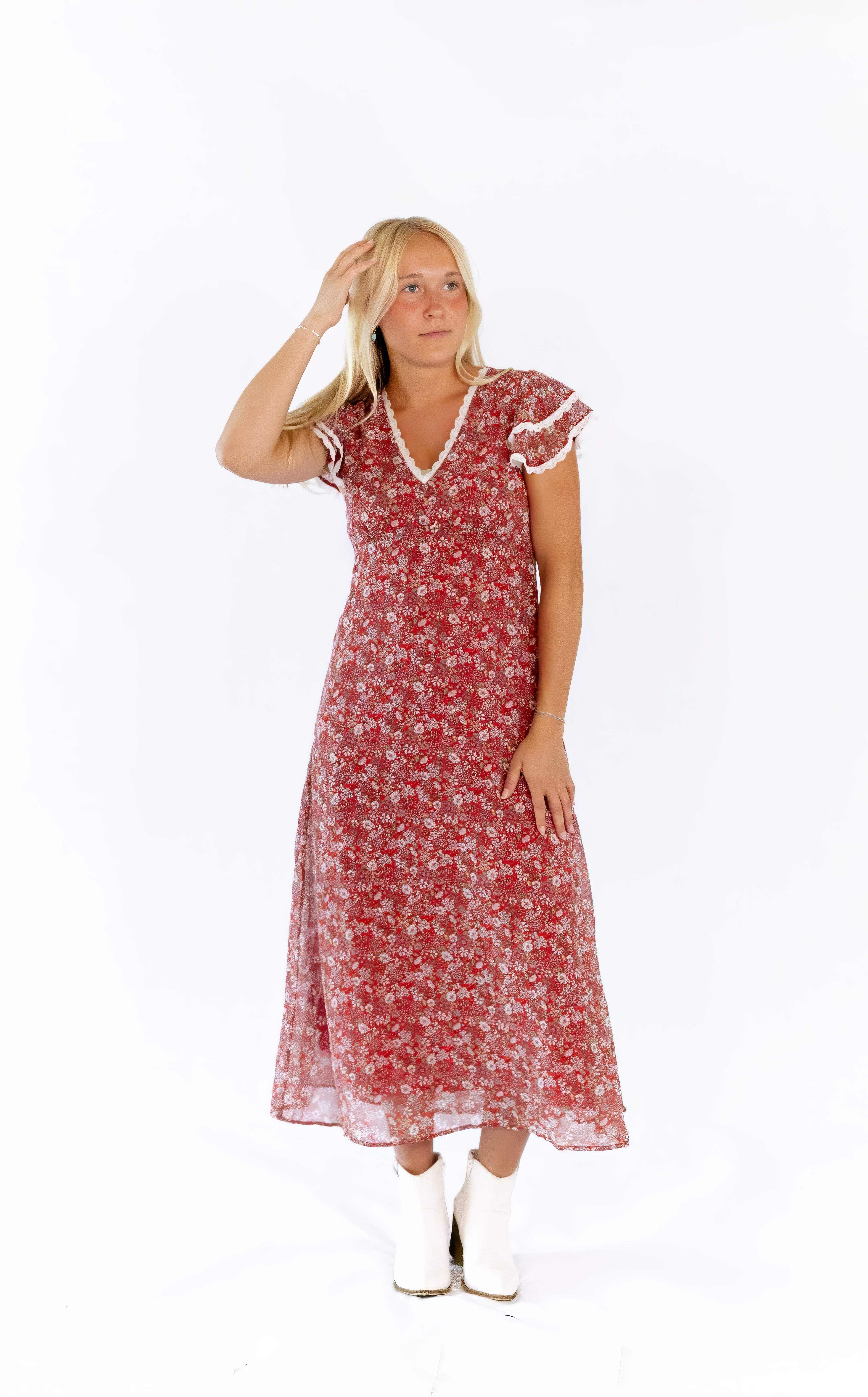 Nilla Floral Midi Dress