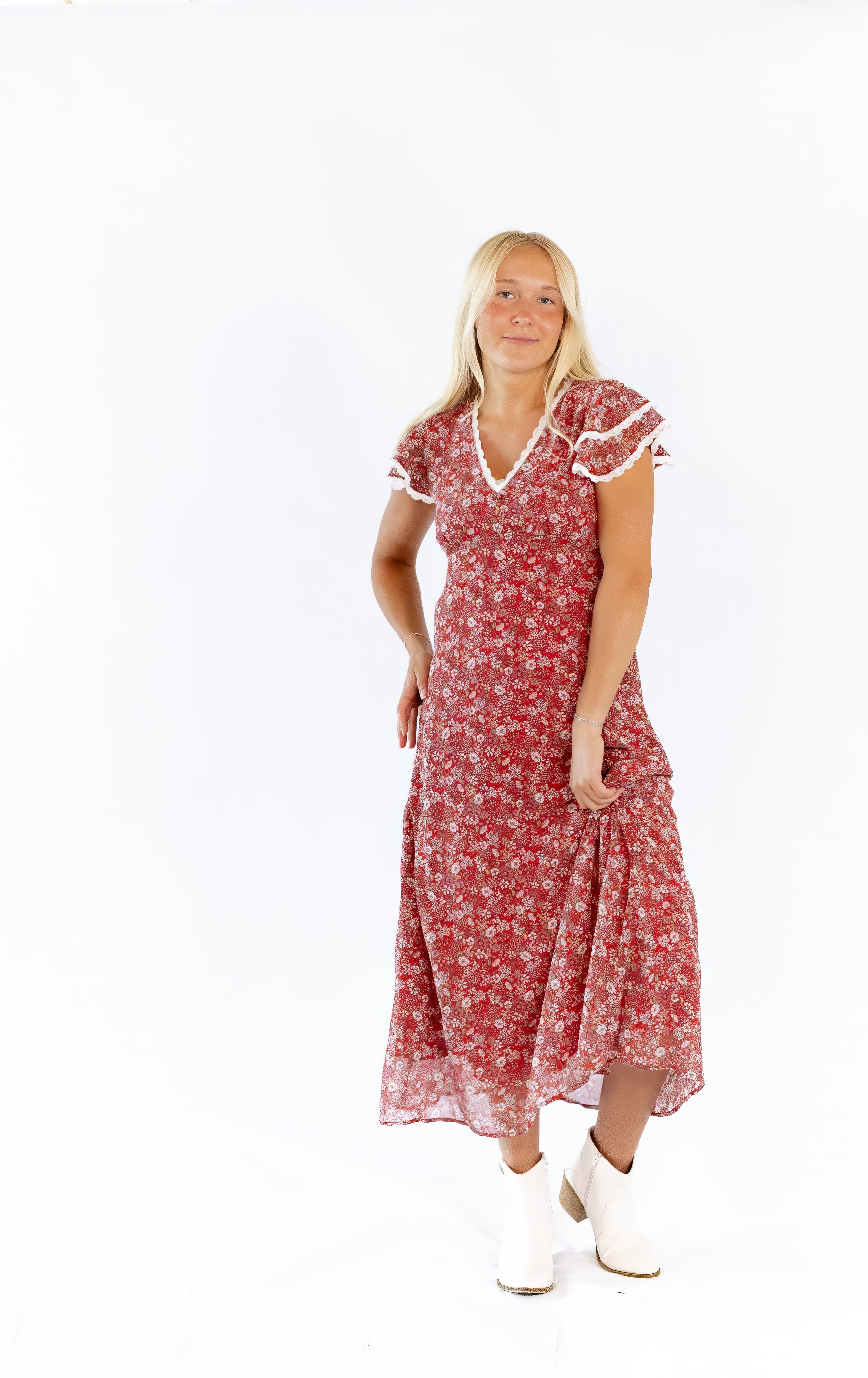Nilla Floral Midi Dress