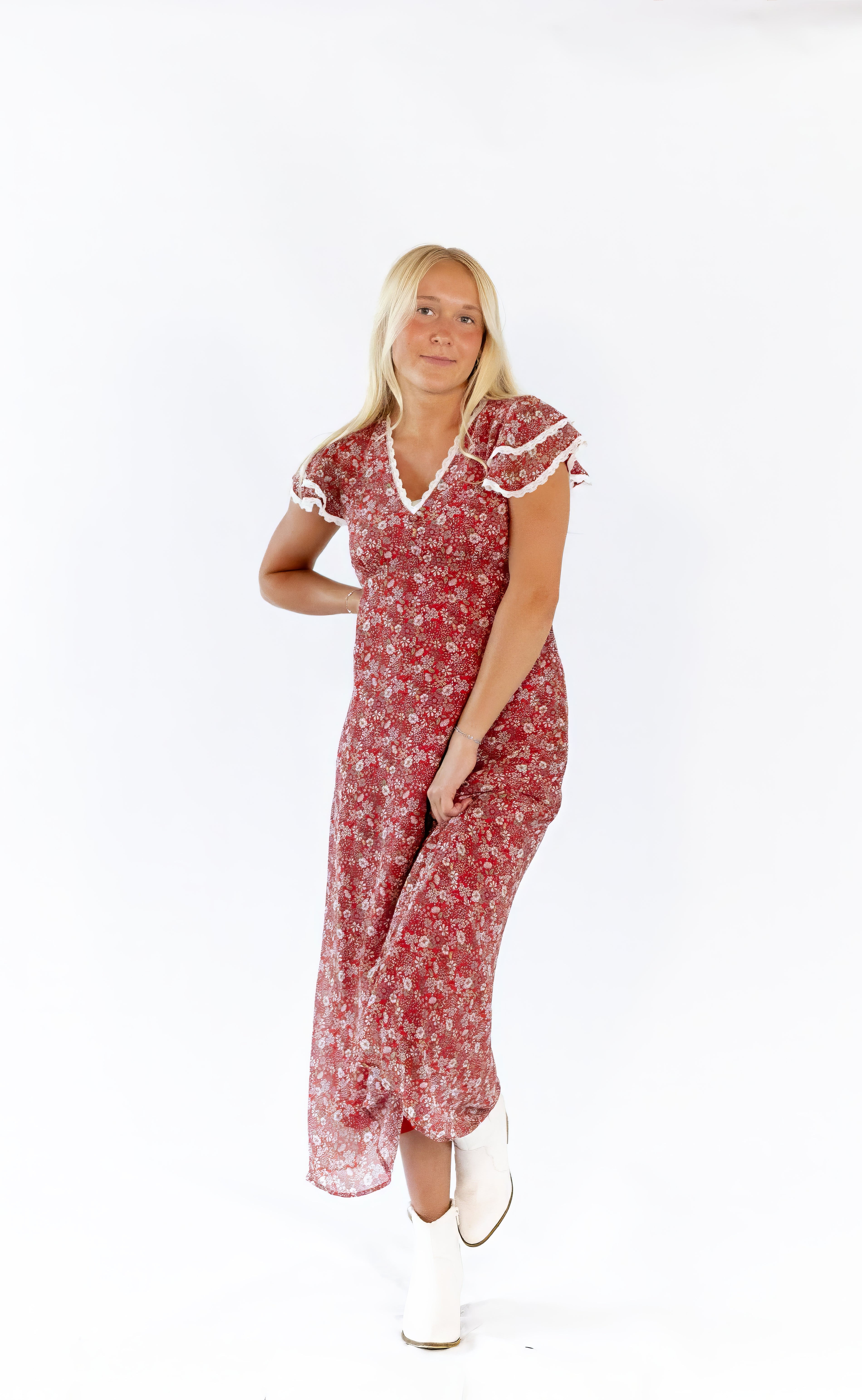 Nilla Floral Midi Dress